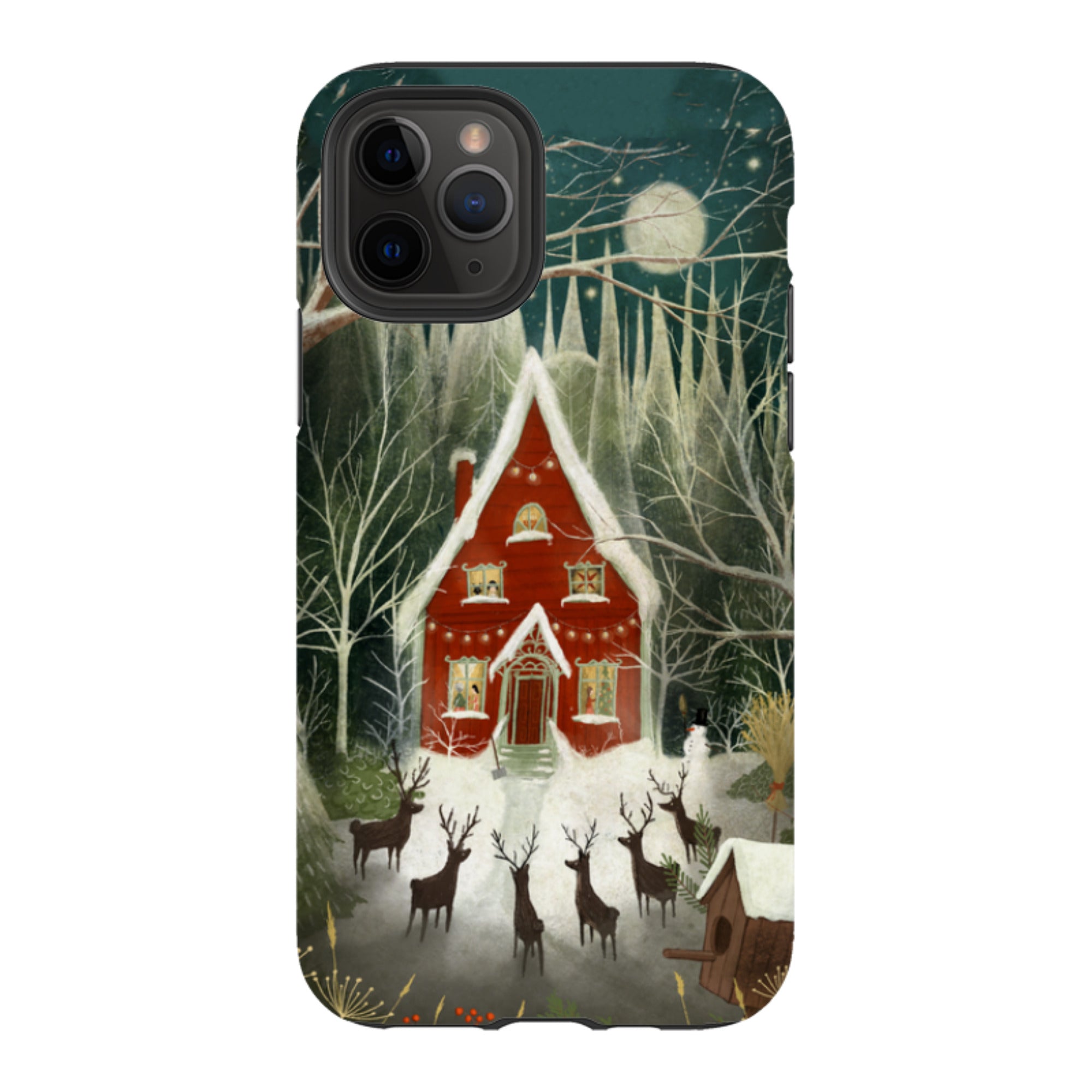 iPhone Tough Case -Christmas Garden Night By Maja Lindberg