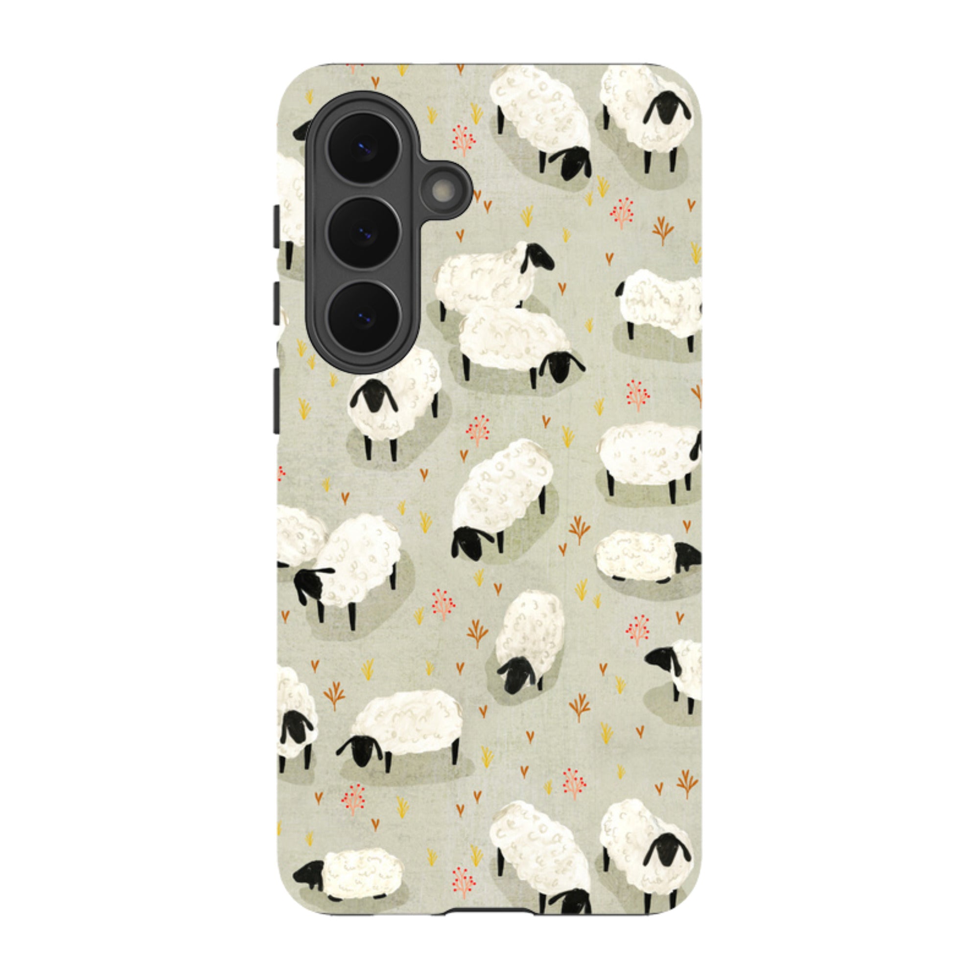 Samsung Tough Case - Sheep Grey By Katherine Quinn
