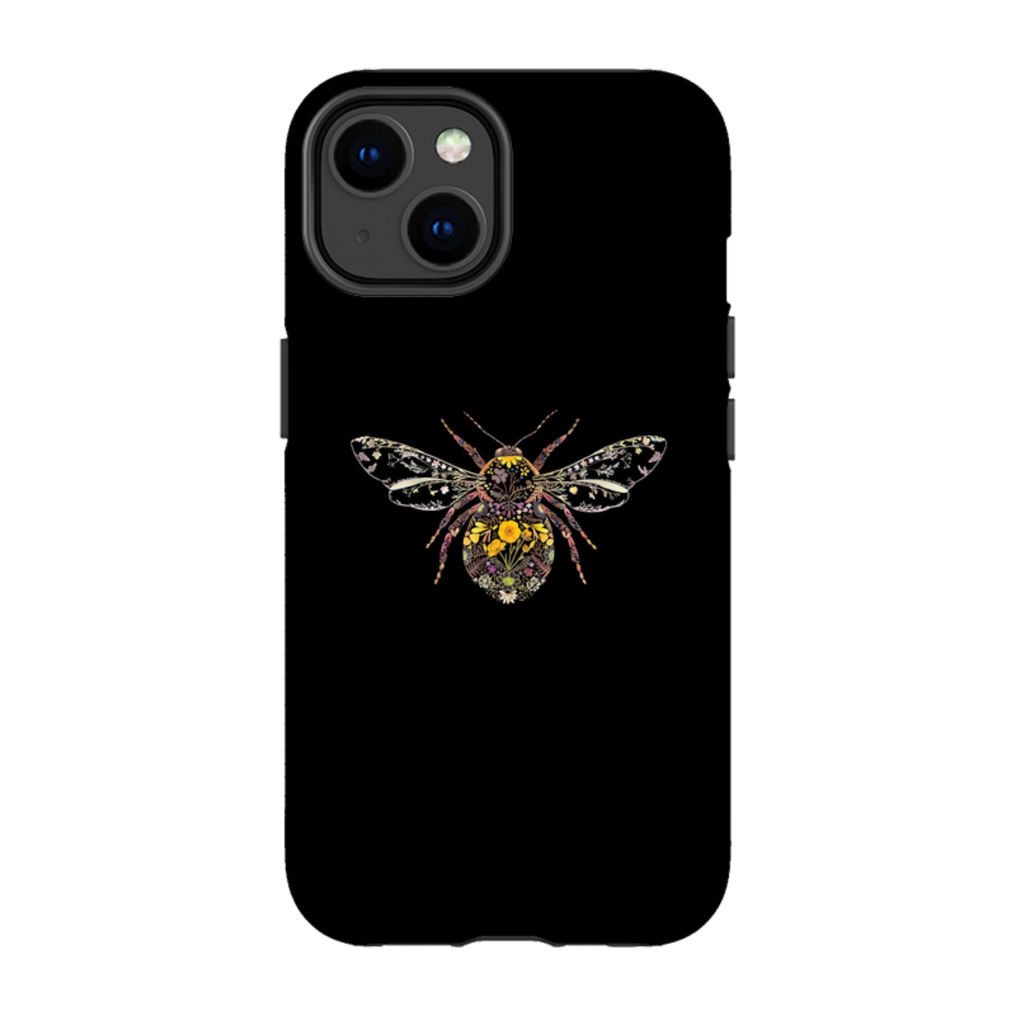 iPhone MagSafe Tough Case -  Floral Bumble Bee By Helen Ahpornsiri