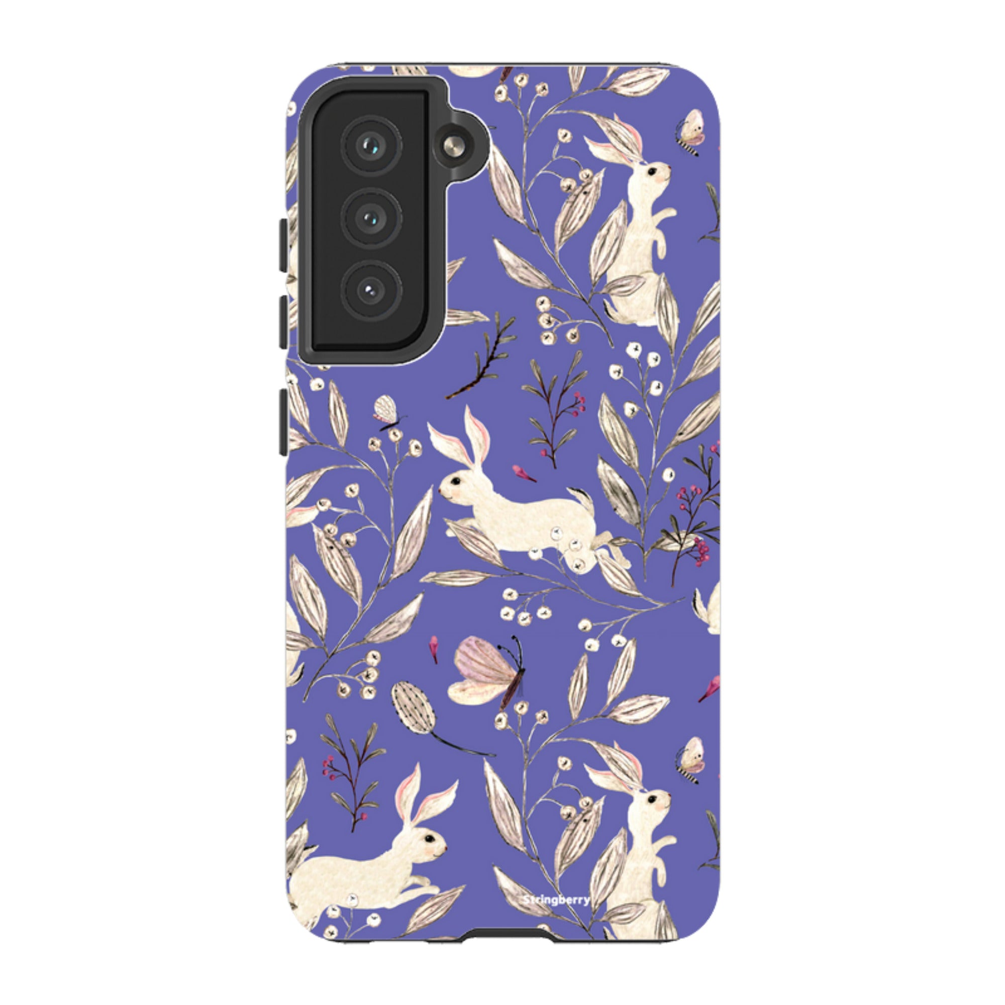 Samsung Tough Case - Bunnies Periwinkle By Katherine Quinn