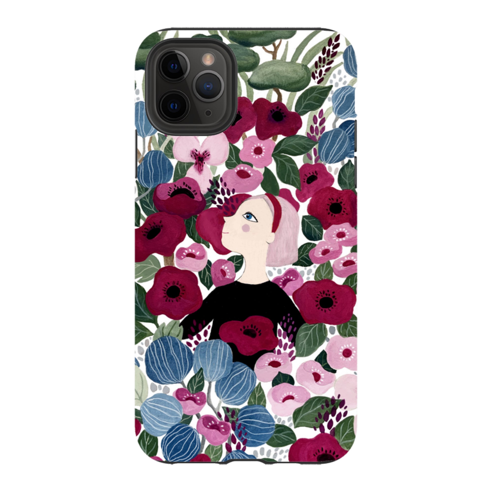 iPhone Tough Case - Flower Garden By Bex Parkin