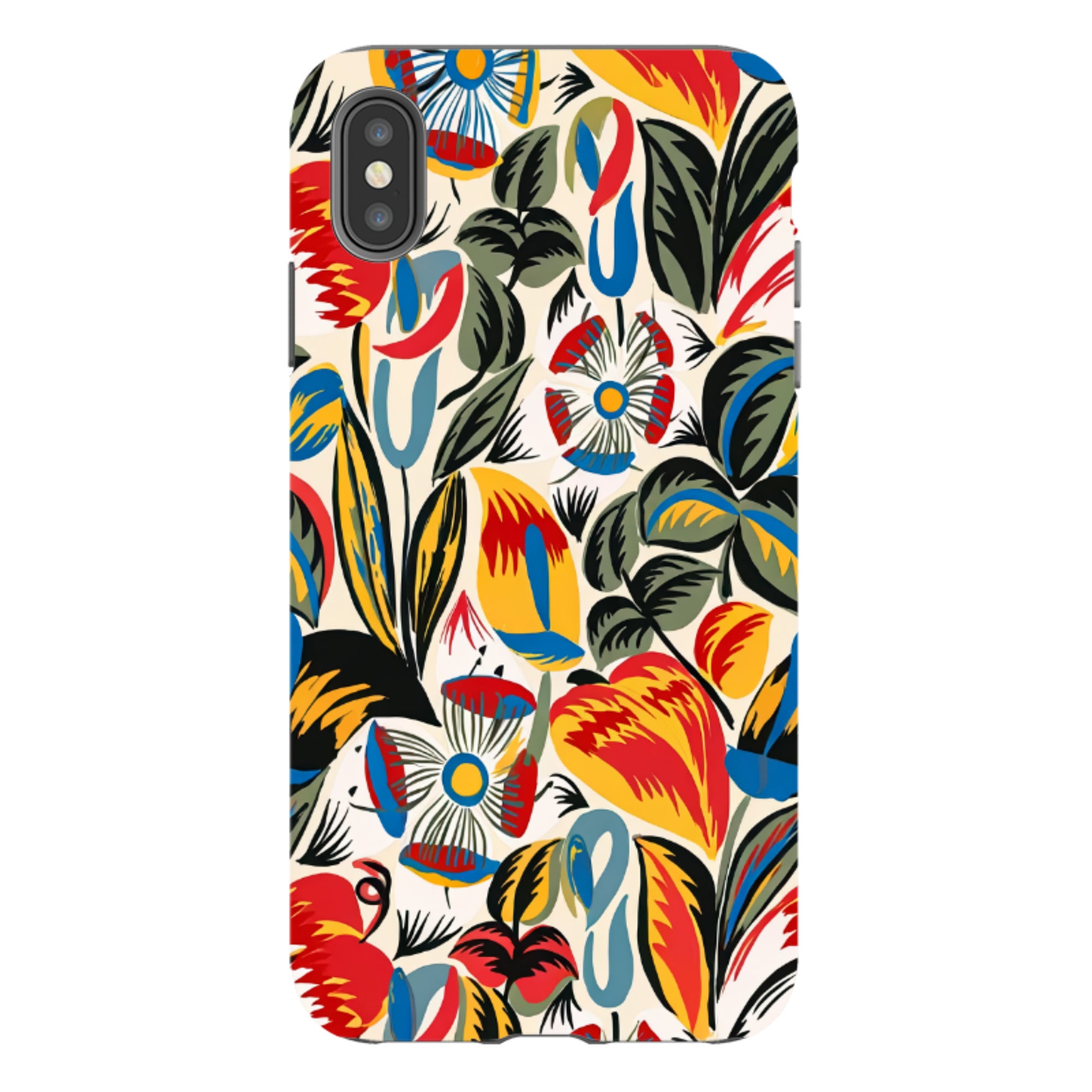 iPhone Tough Case - Fauvist Floral