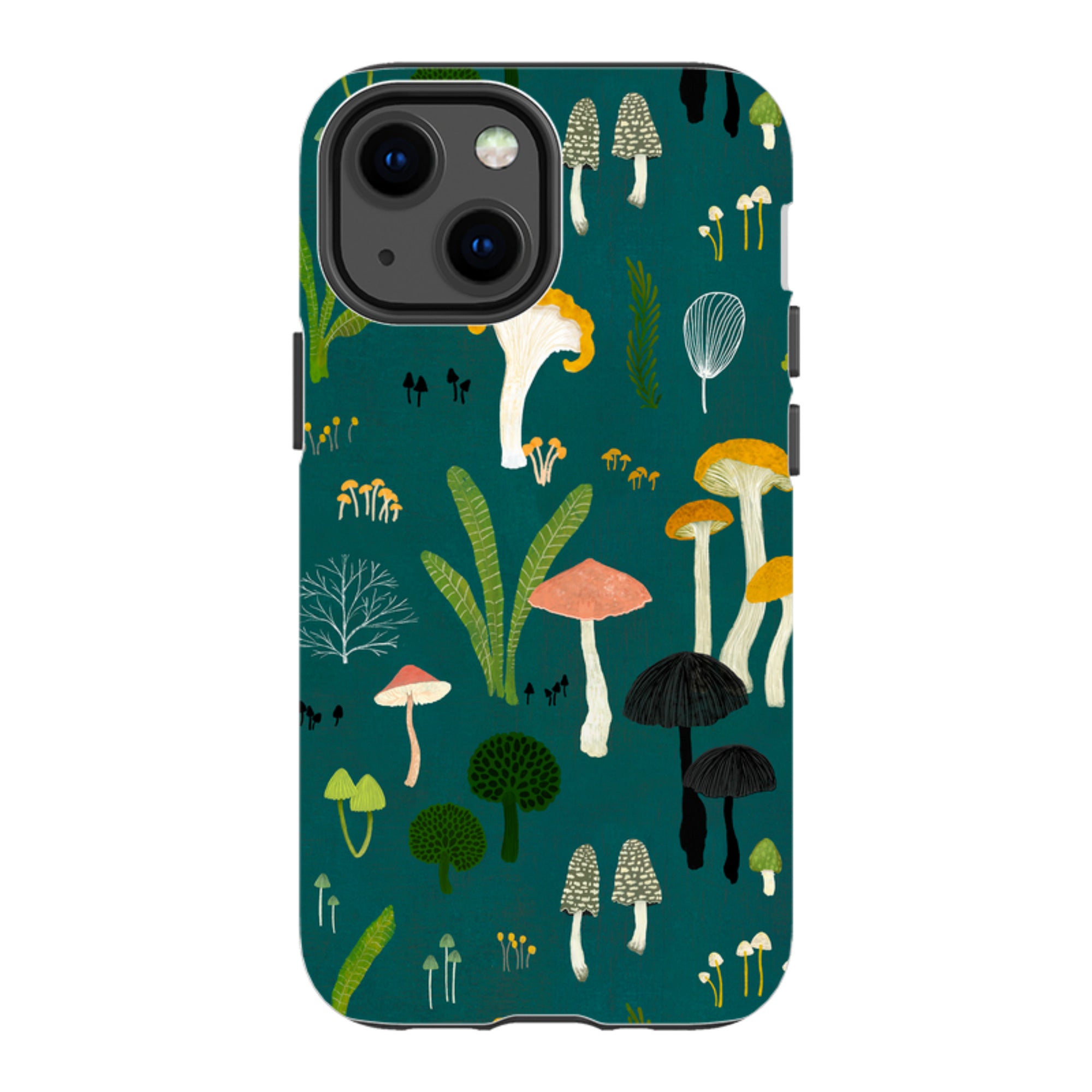 iPhone Tough Case - Mushroom Lake By Katherine Quinn