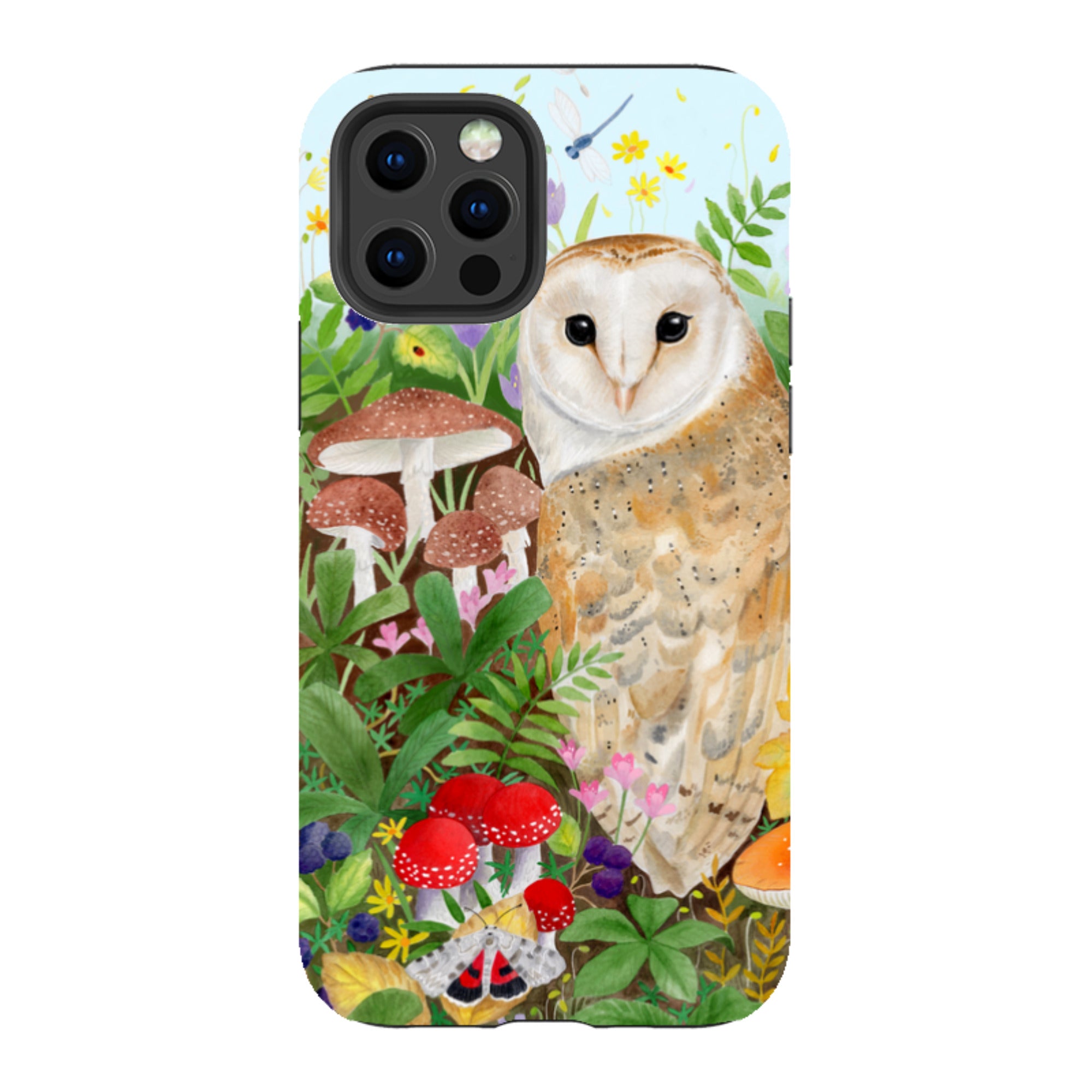 iPhone Tough Case - Owl Garden By Bex Parkin