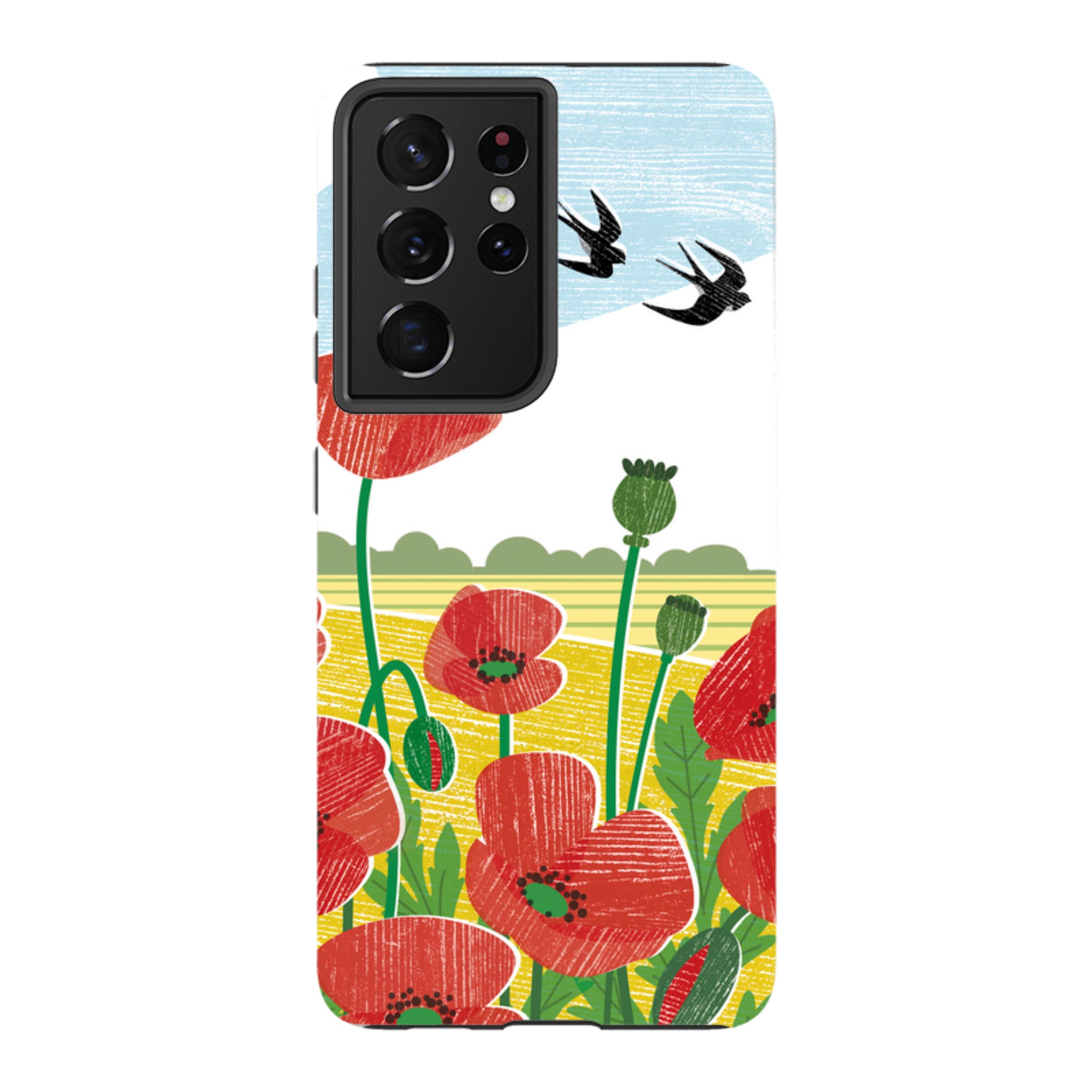 Samsung Tough Case - Poppy Fields By Liane Payne