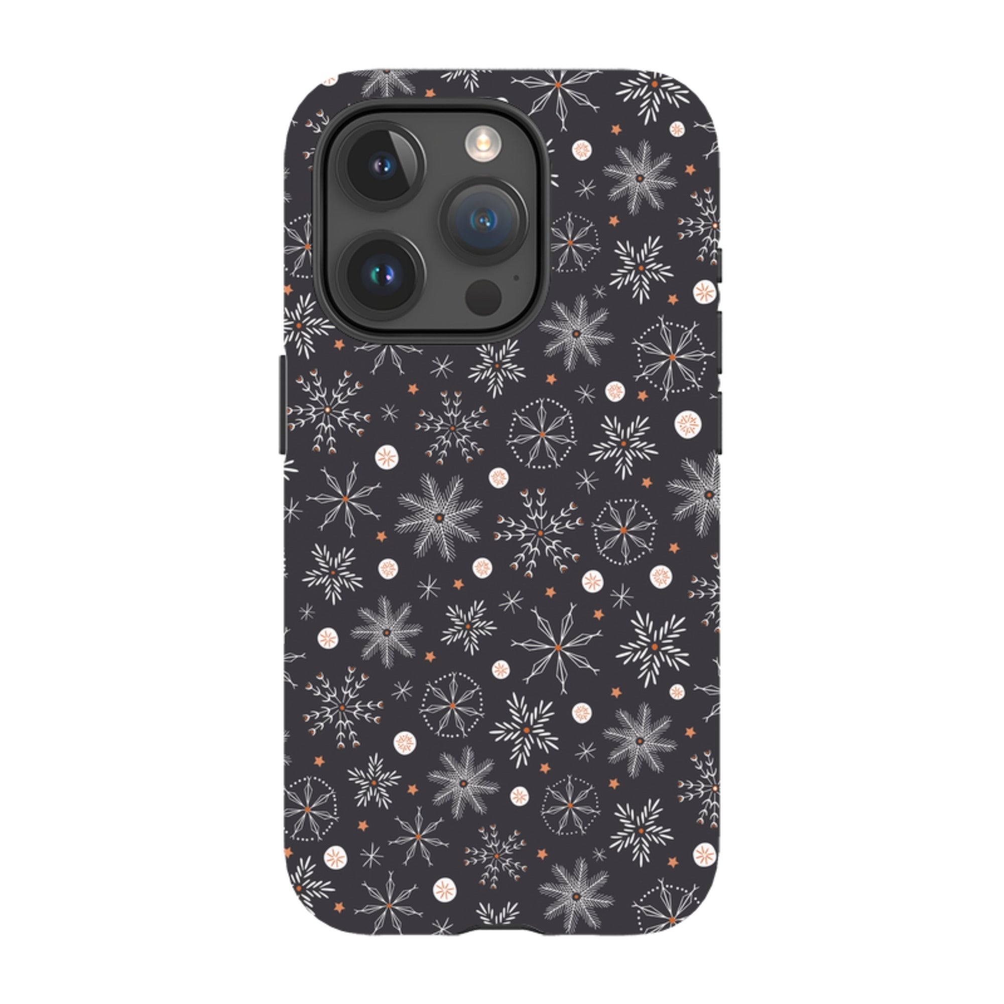 iPhone Tough Case - Christmas Snowflakes II By Ali Brookes