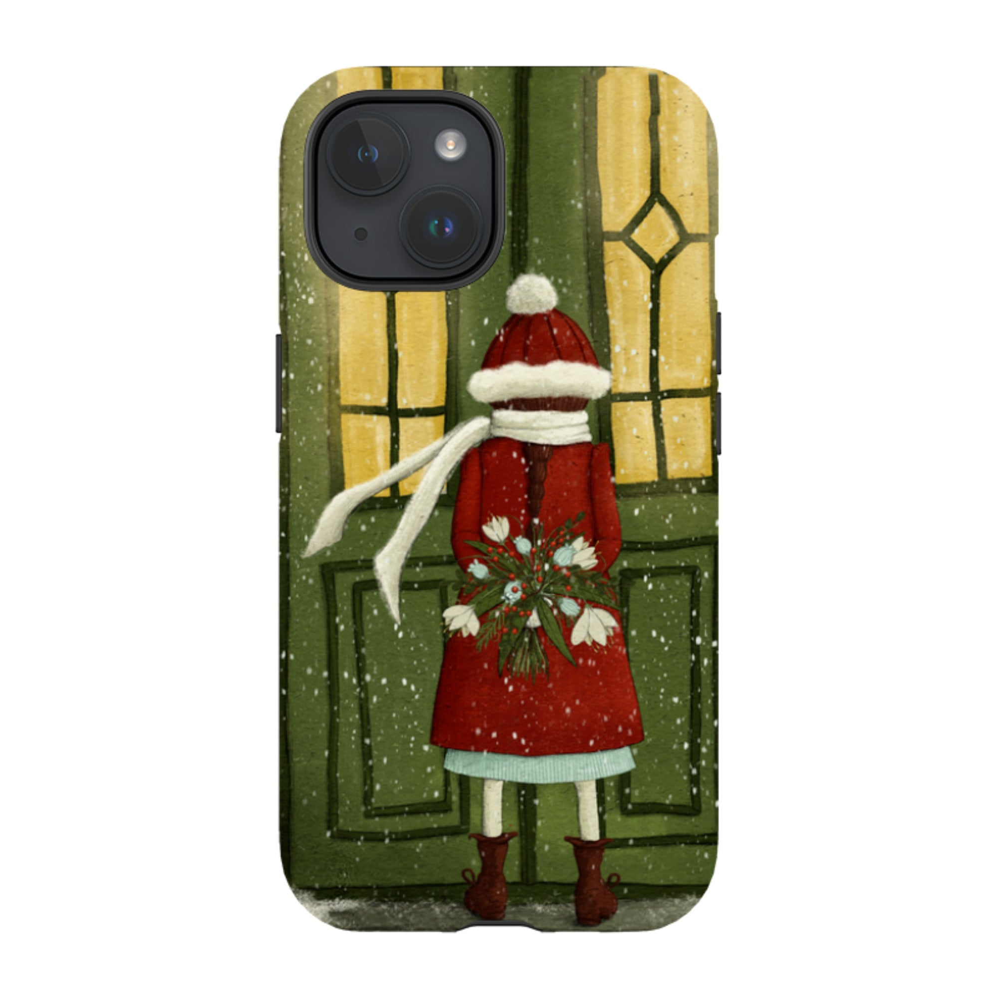 iPhone Tough Case - Winter Flowers By Maja Lindberg
