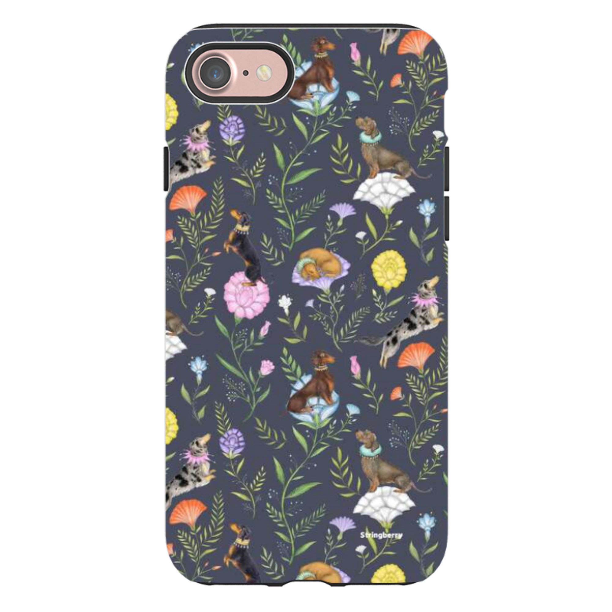iPhone Tough Case - Doxy Day Afternoon Slate By Catherine Rowe