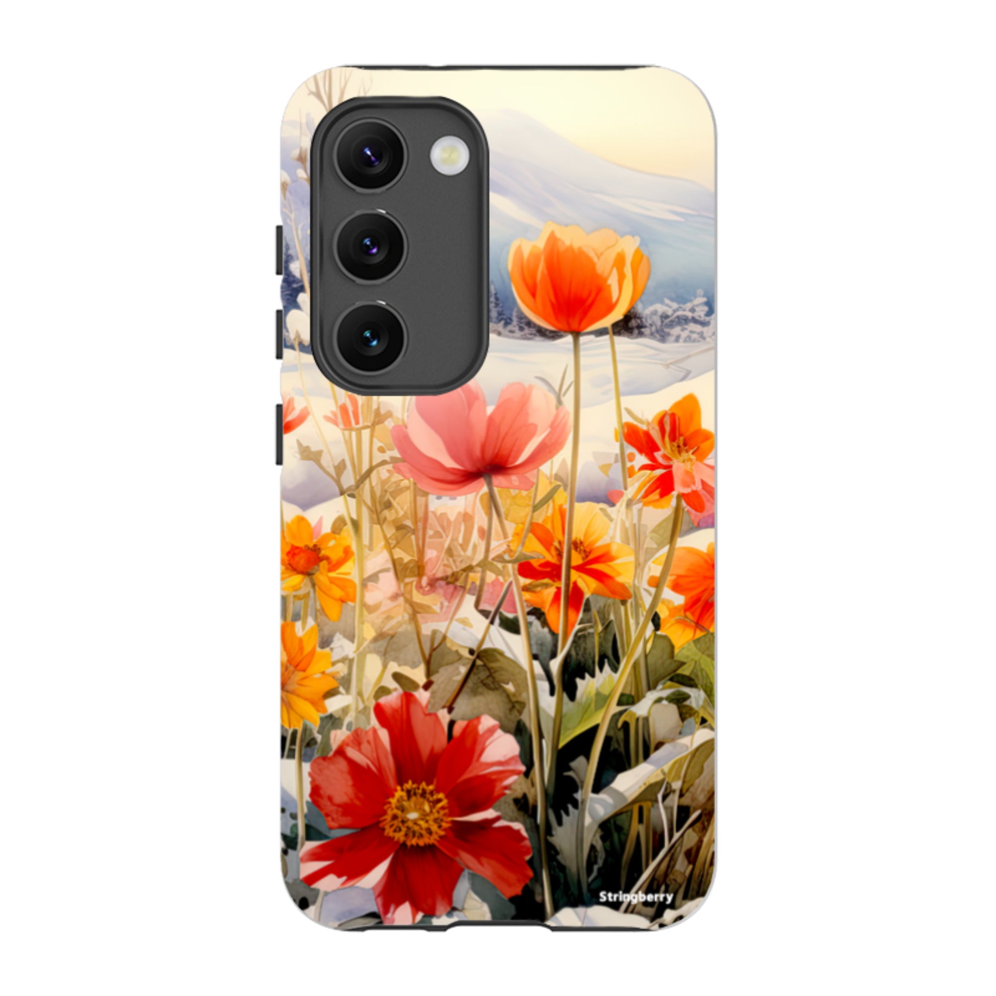 Samsung Tough Case - Winter Wild Flowers II