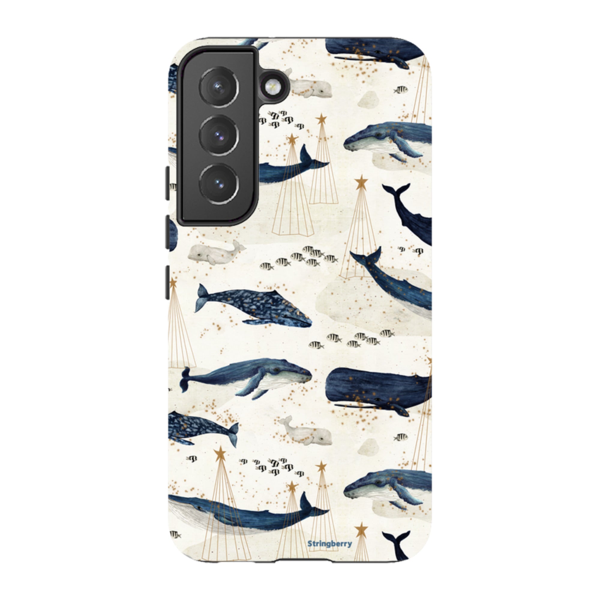 Samsung Tough Case - Christmas Whale III By Katherine Quinn