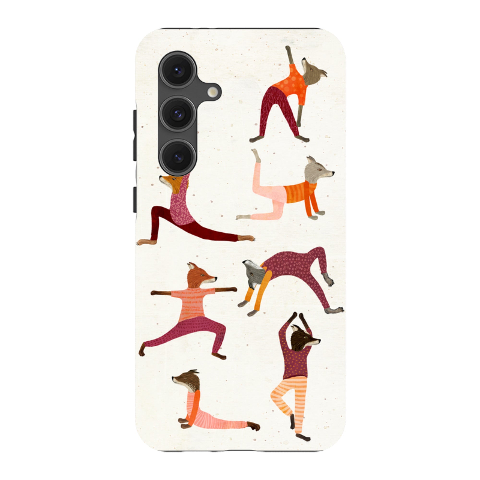 Samsung Tough Case - Fox Yoga By Katherine Quinn