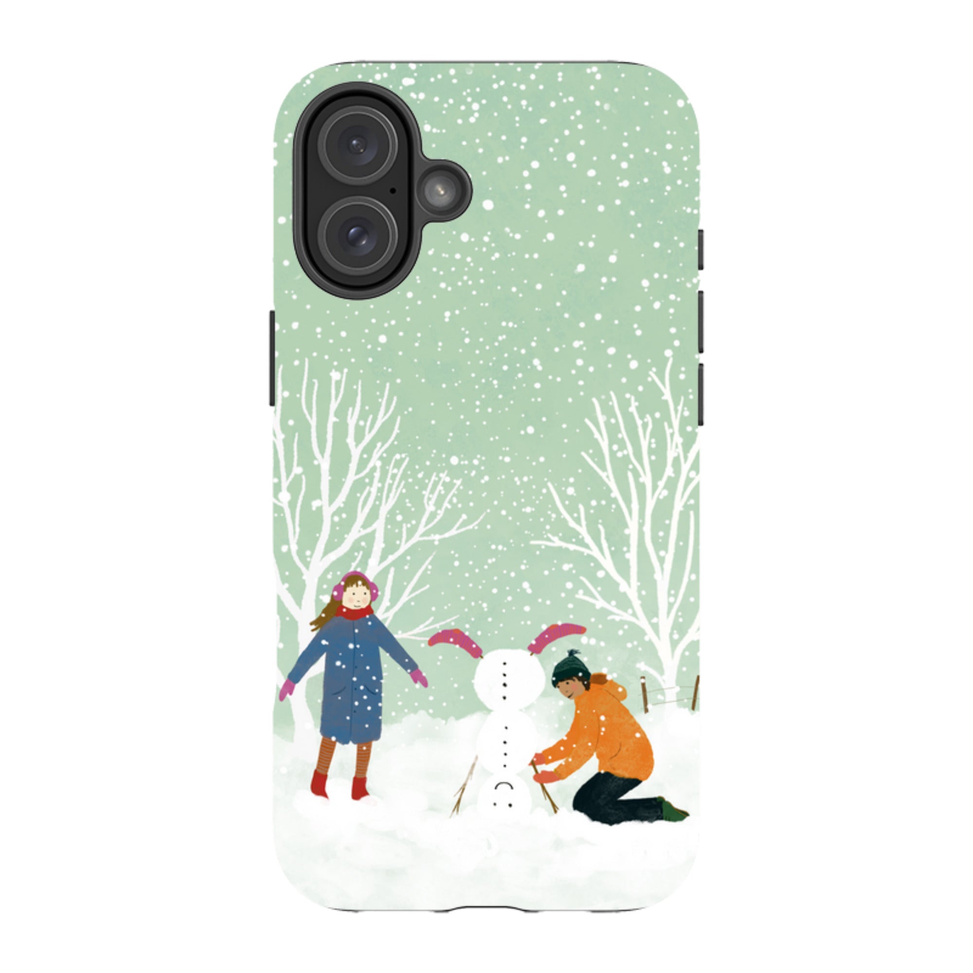 iPhone Tough Case - Snowball Building By Katherine Quinn