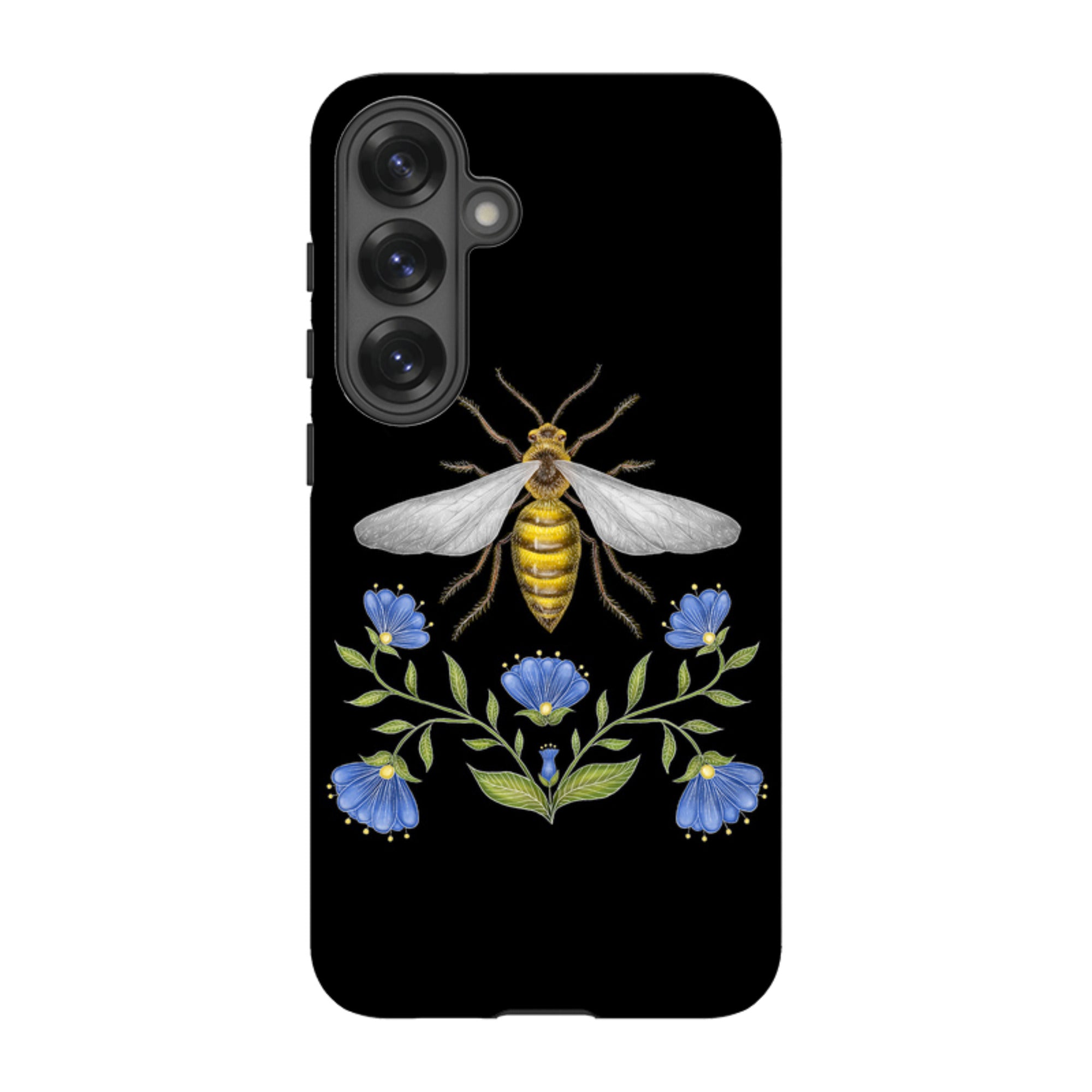Samsung Tough Case - Wings Of Freedom Black By Catherine Rowe