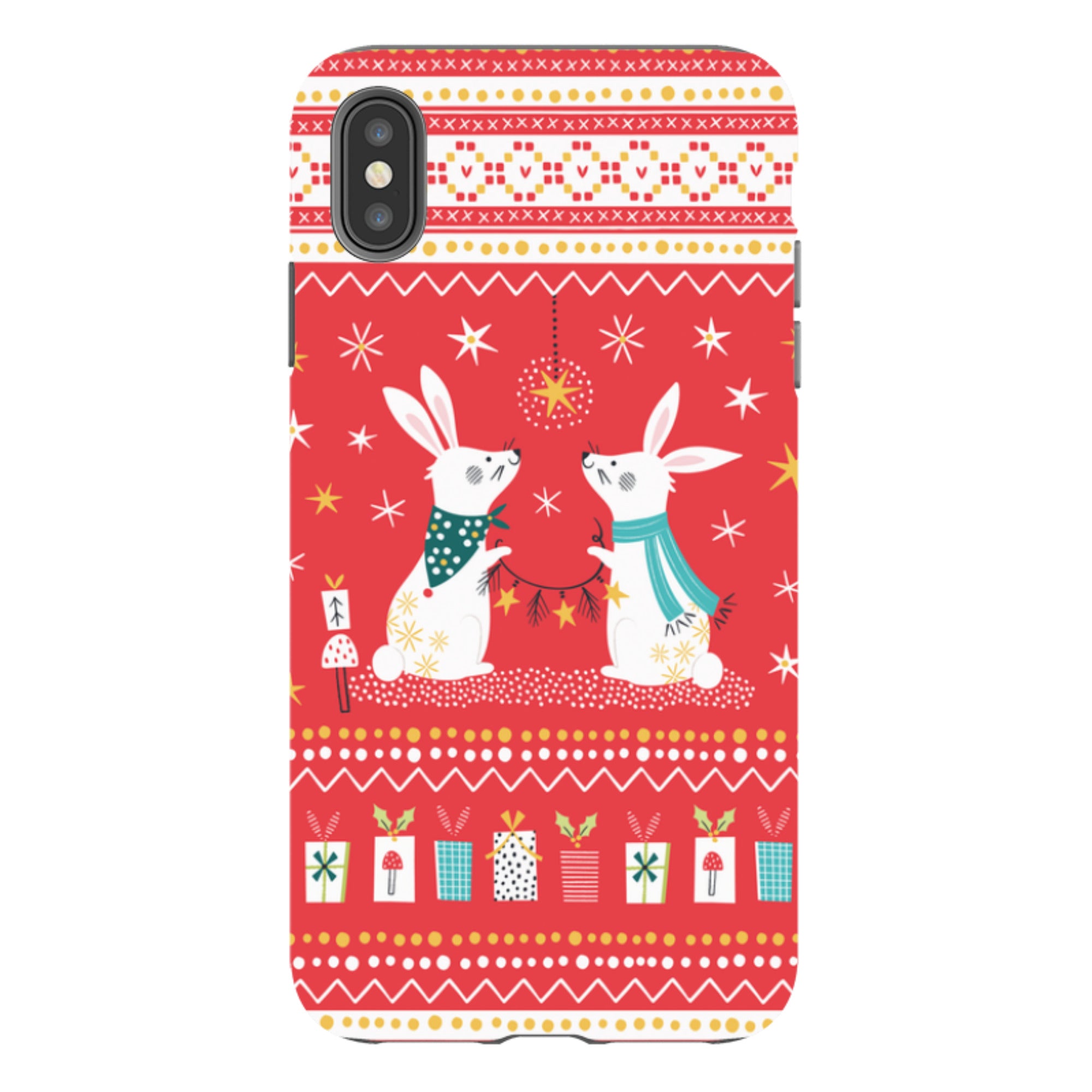 iPhone Tough Case - Rabbits By Ali Brookes