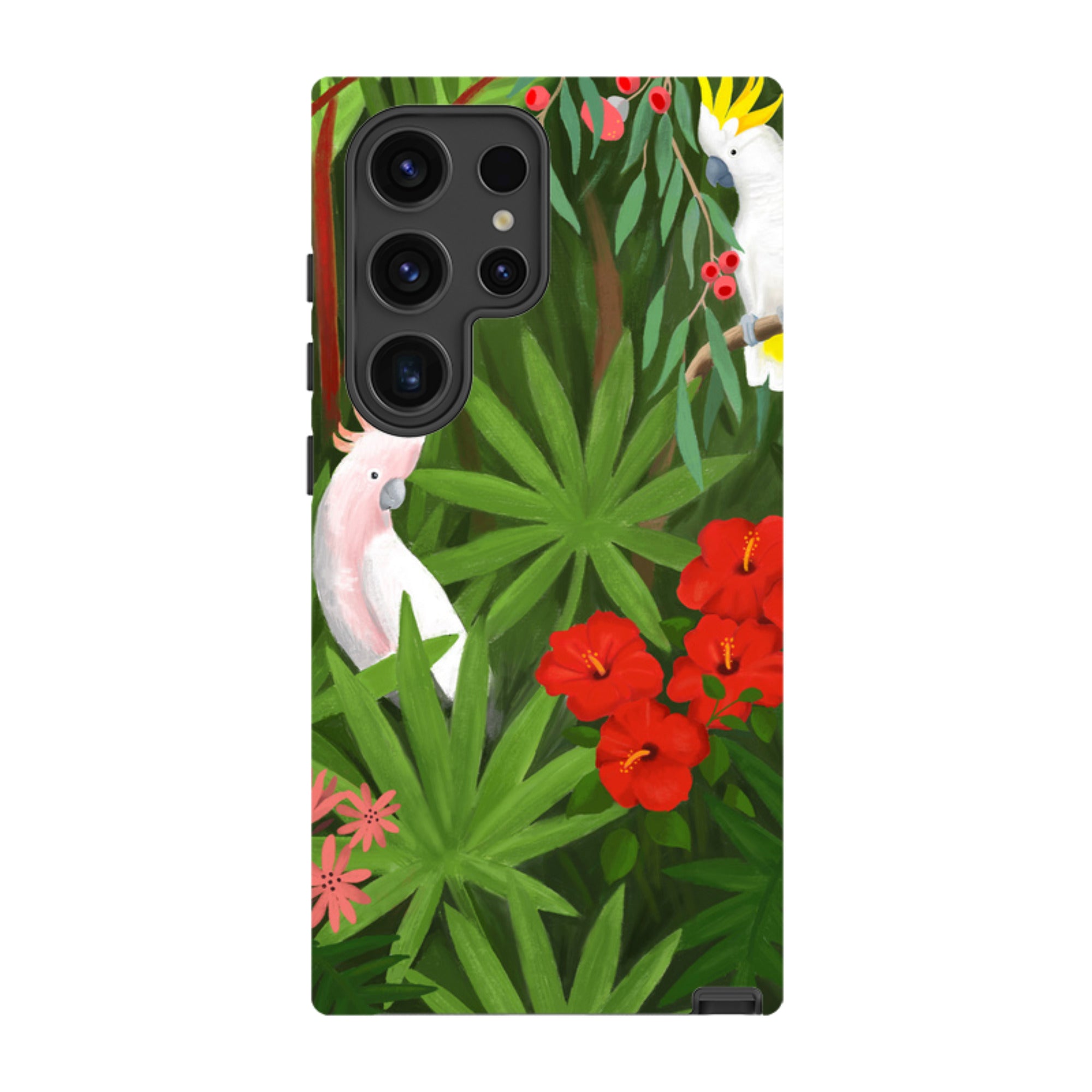 Samsung Tough Case - Cockatoo Jungle By Bex Parkin