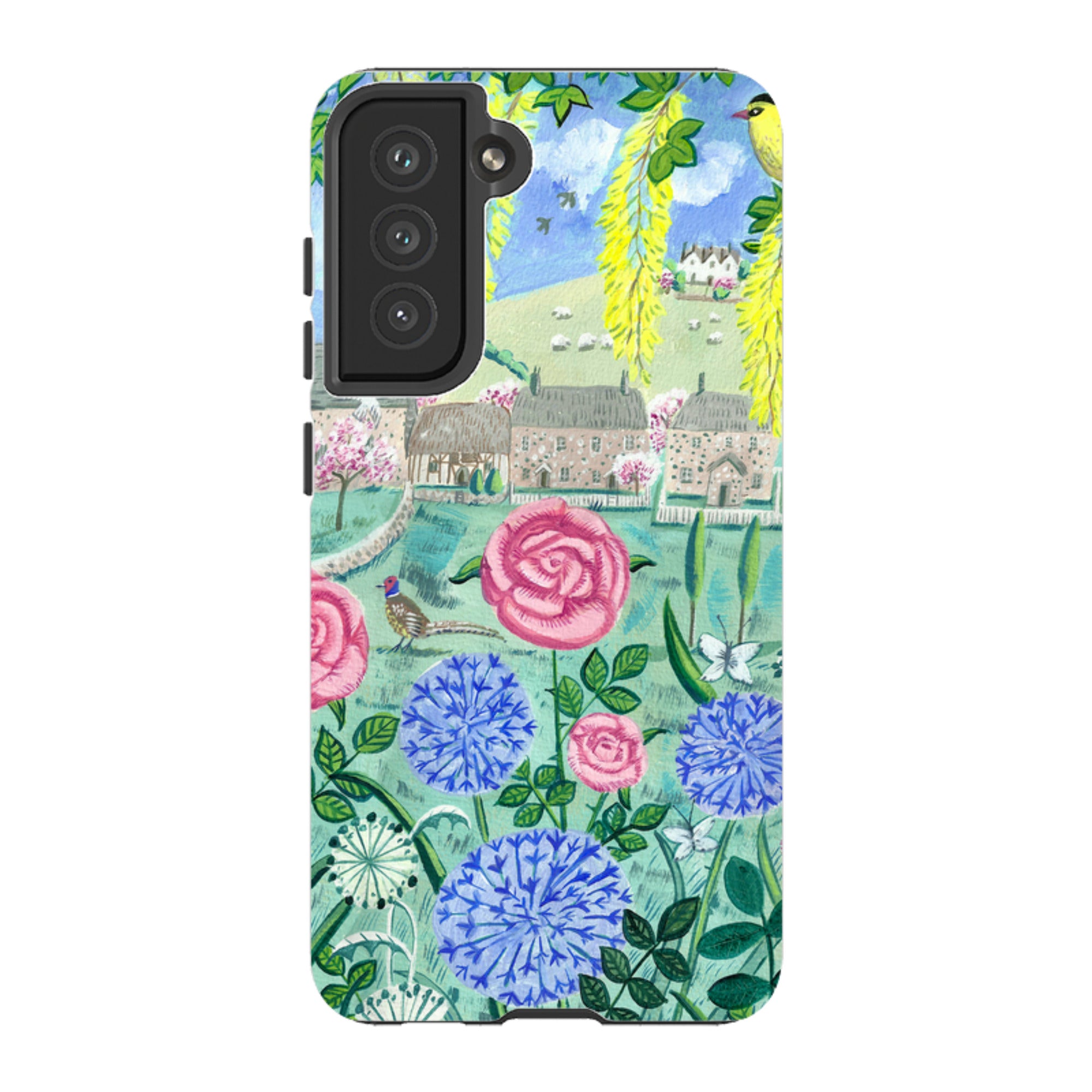 Samsung Tough Case - Village Floral By Mary Stubberfield