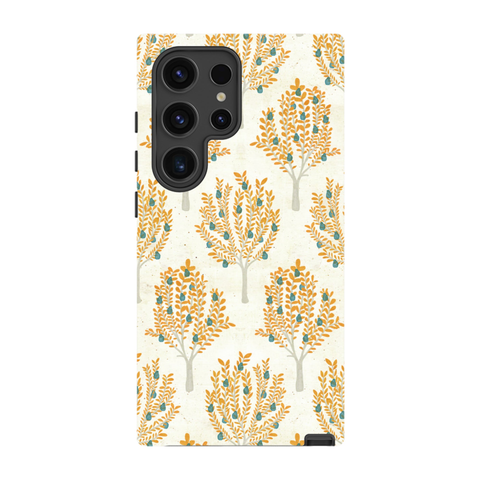 Samsung Tough Case - Pear Trees Cream By Katherine Quinn