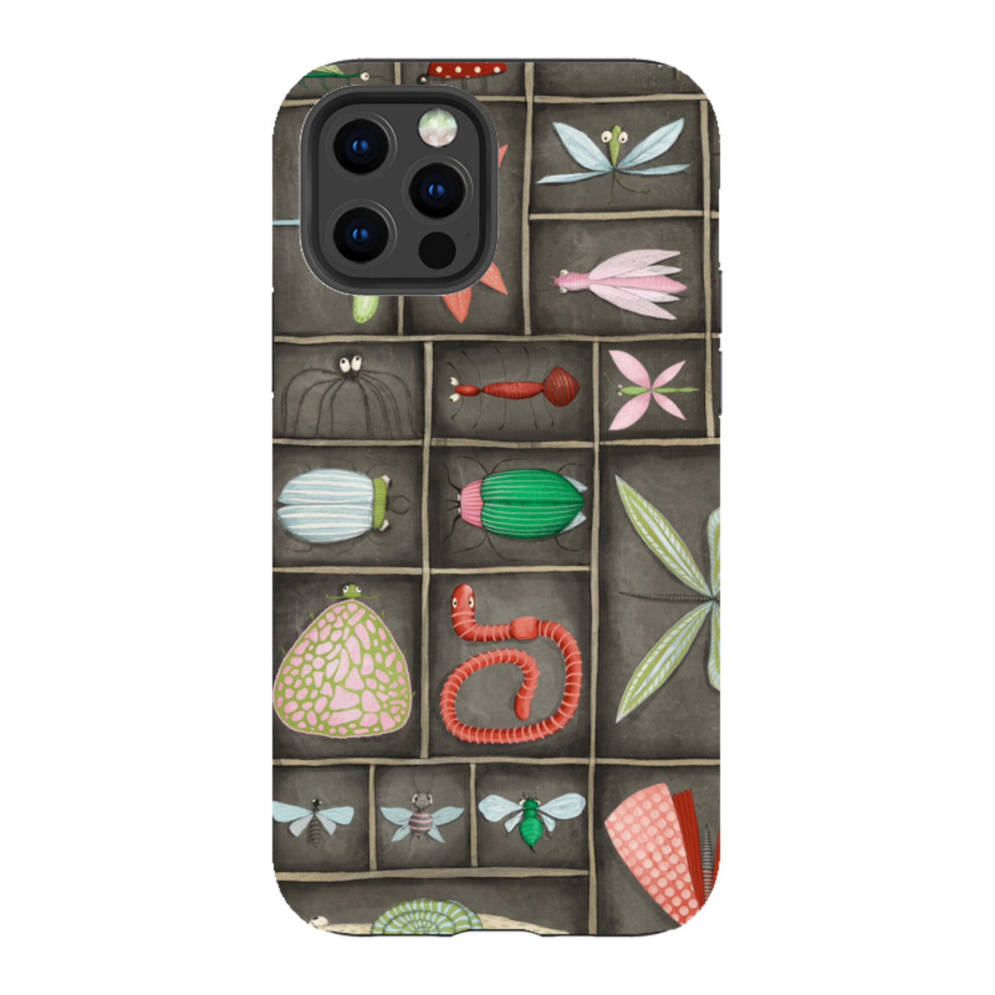 iPhone Tough Case - Cabinet Of Bugs By Maja Lindberg