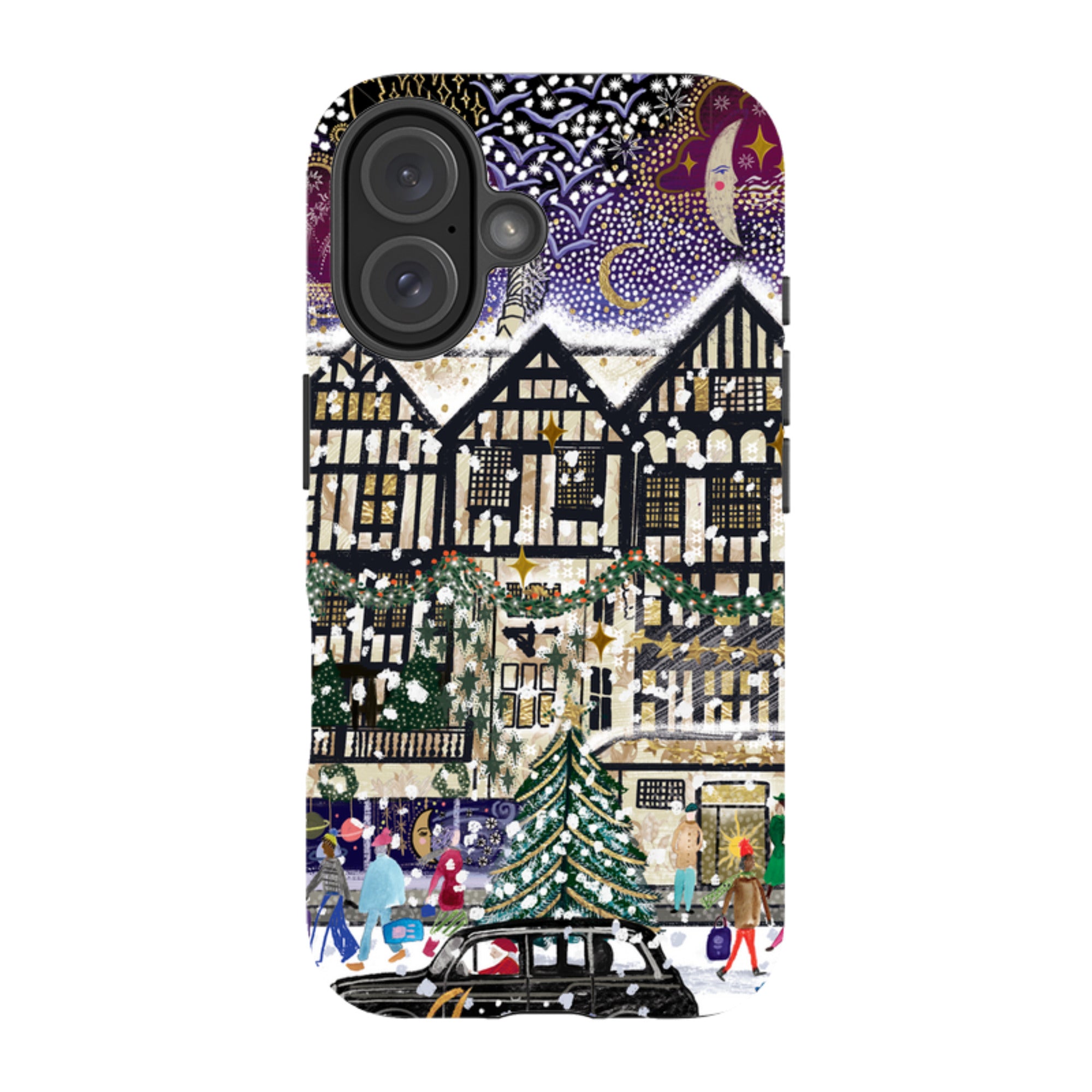 iPhone Tough Case - Christmas In London II By Emma Frances Grant