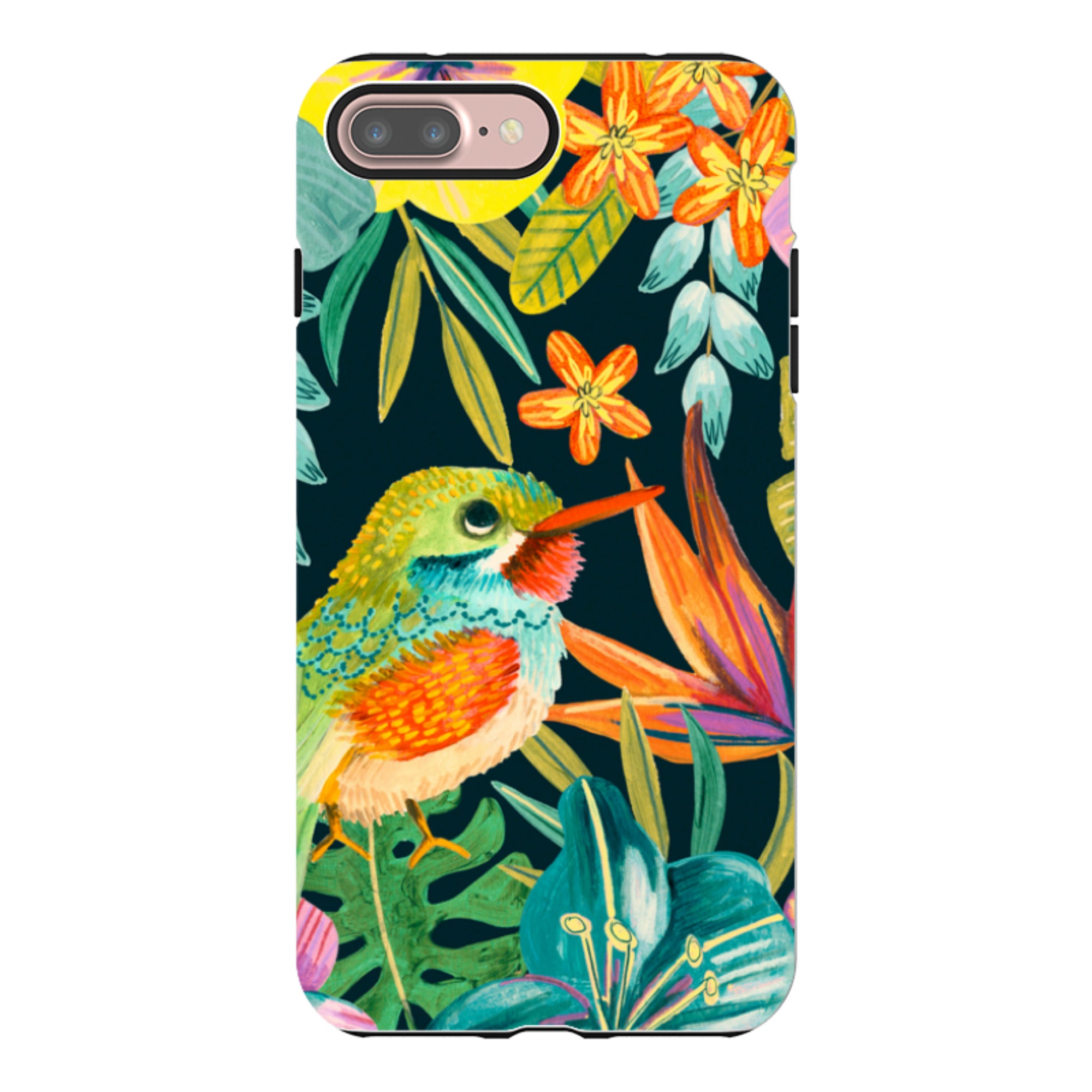 iPhone Tough Case - Tropical Bird By Caroline Bonne Muller