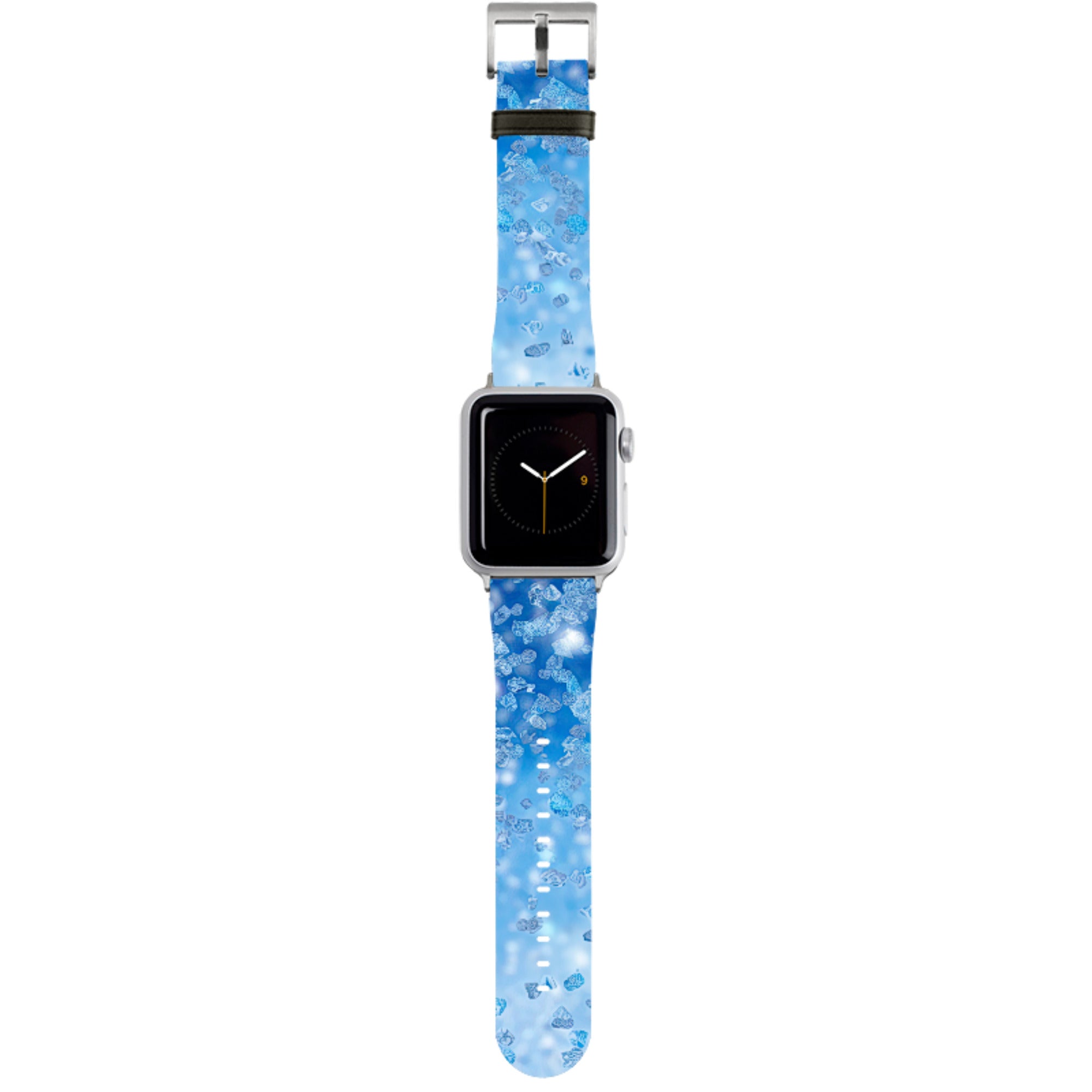 Blue Glitter Apple Watch Strap