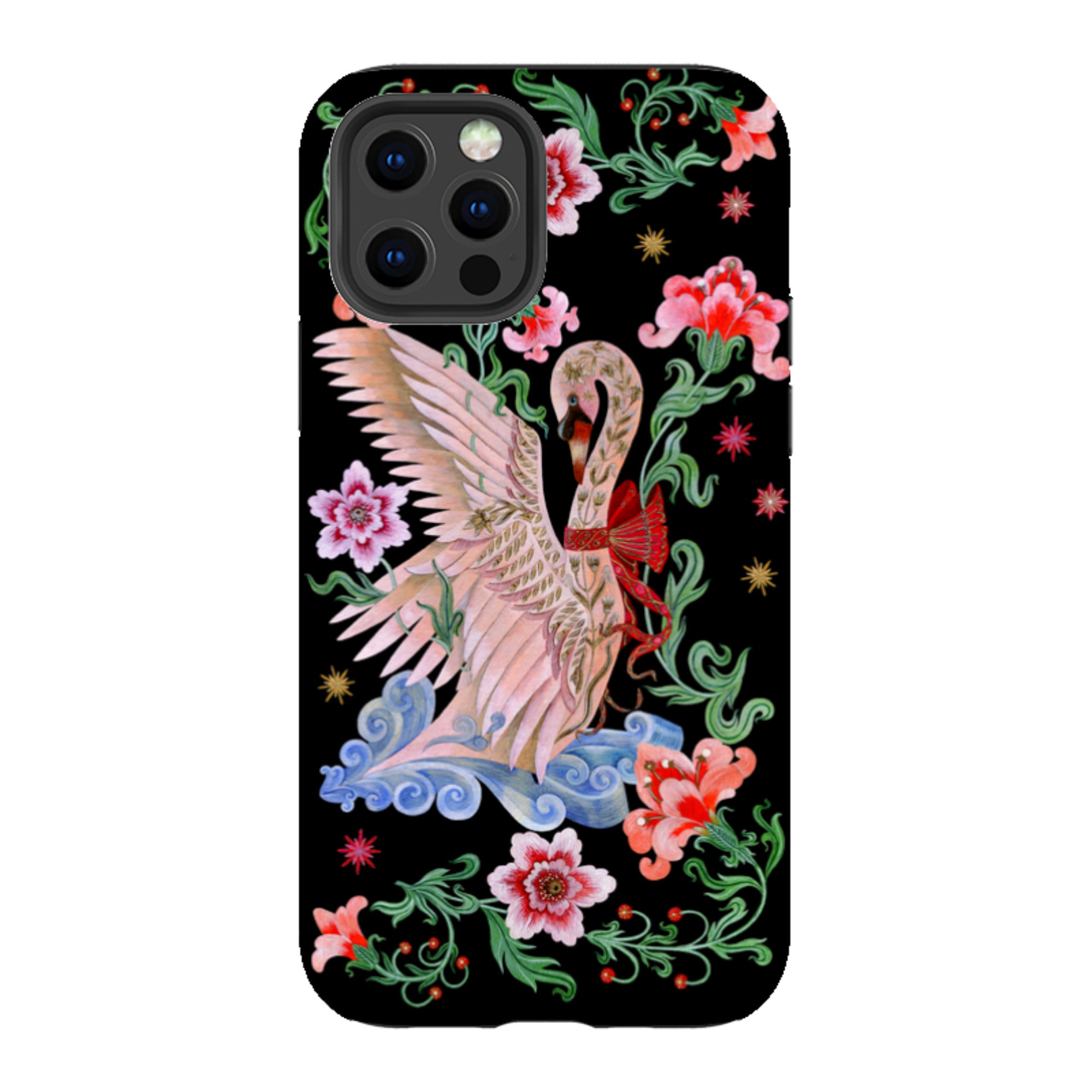 iPhone Tough  Case - Seven Swans A Swimming By Maria Matos