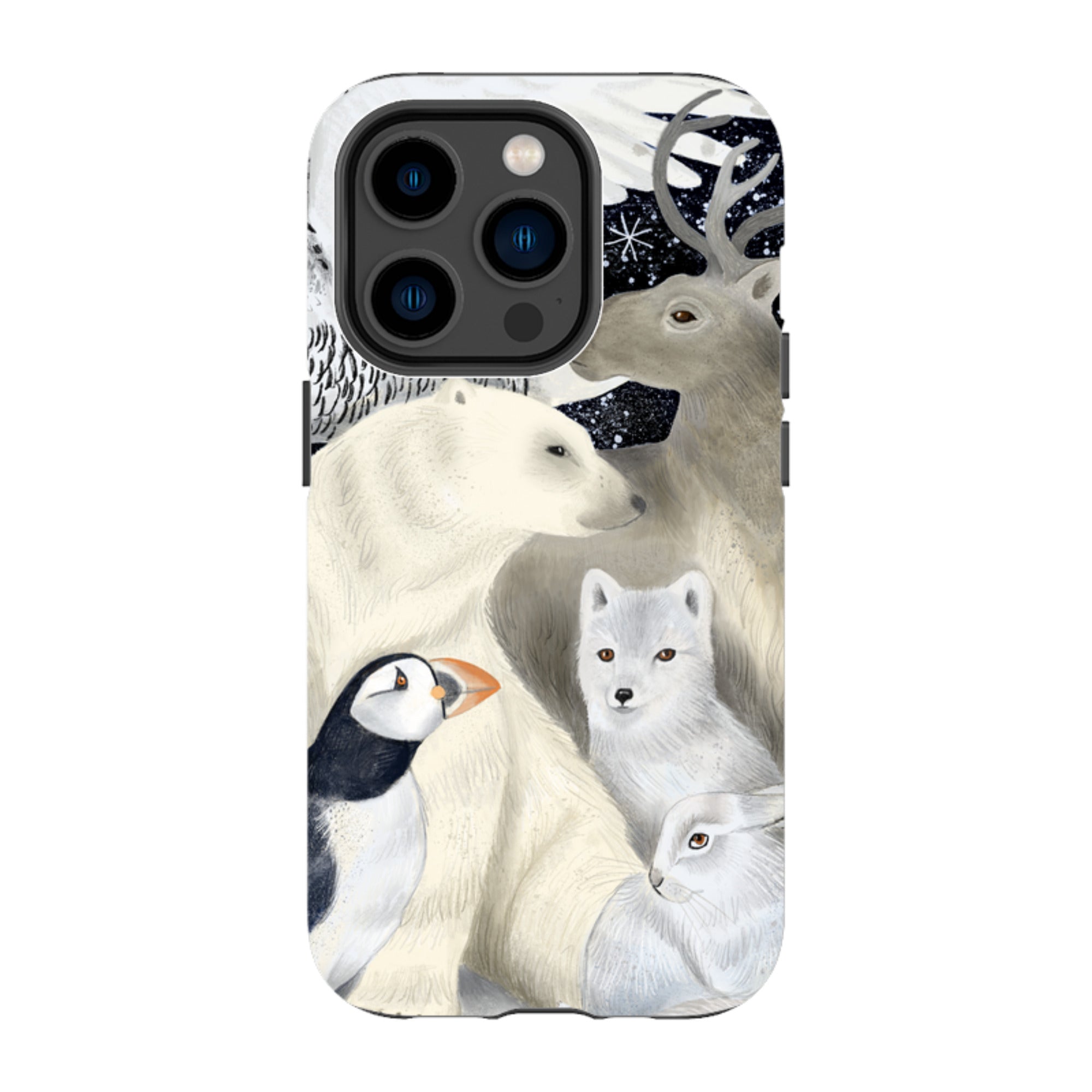 iPhone Tough Case - Creatures Of The North By Bex Parkin