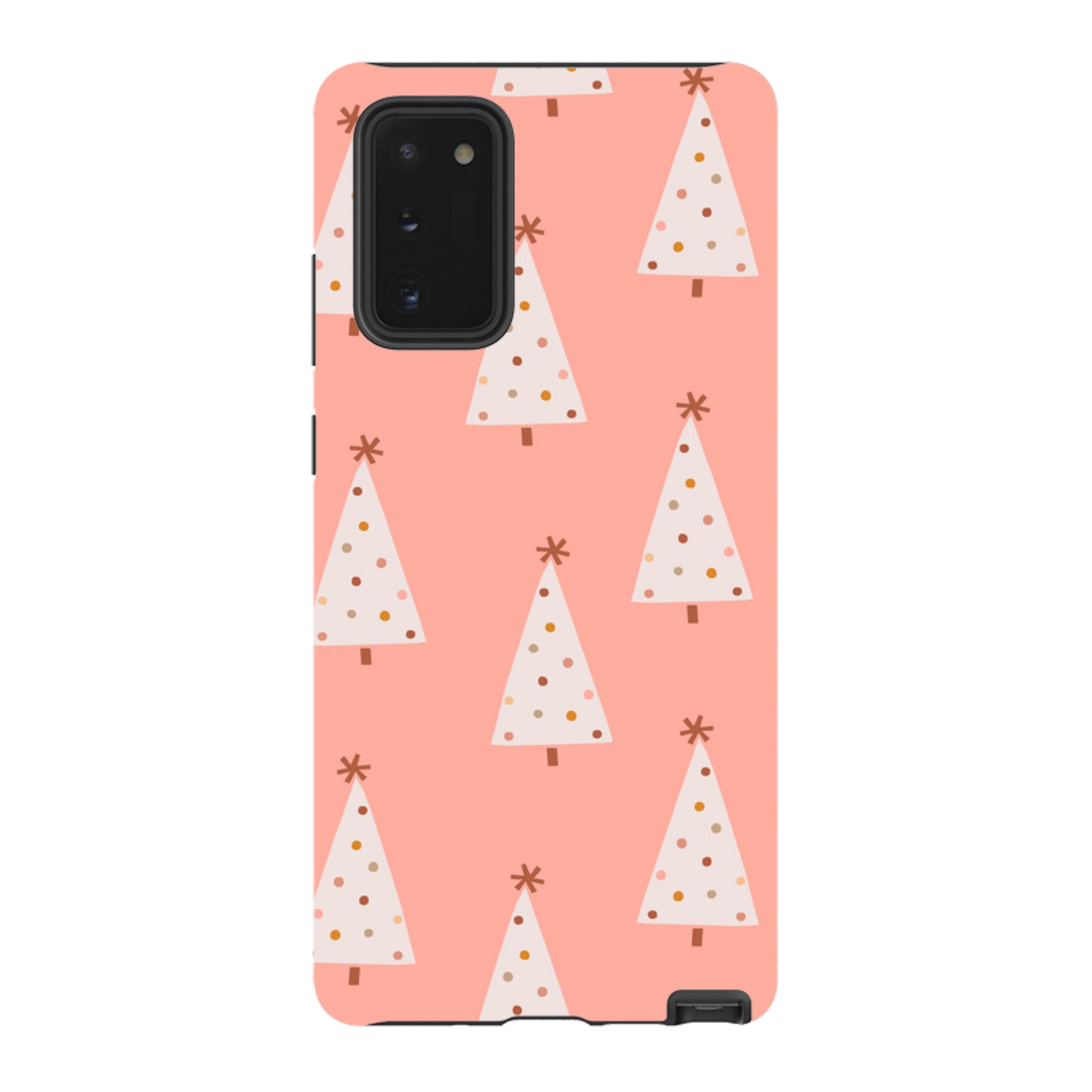 Samsung Tough Case - Pink Xmas Trees