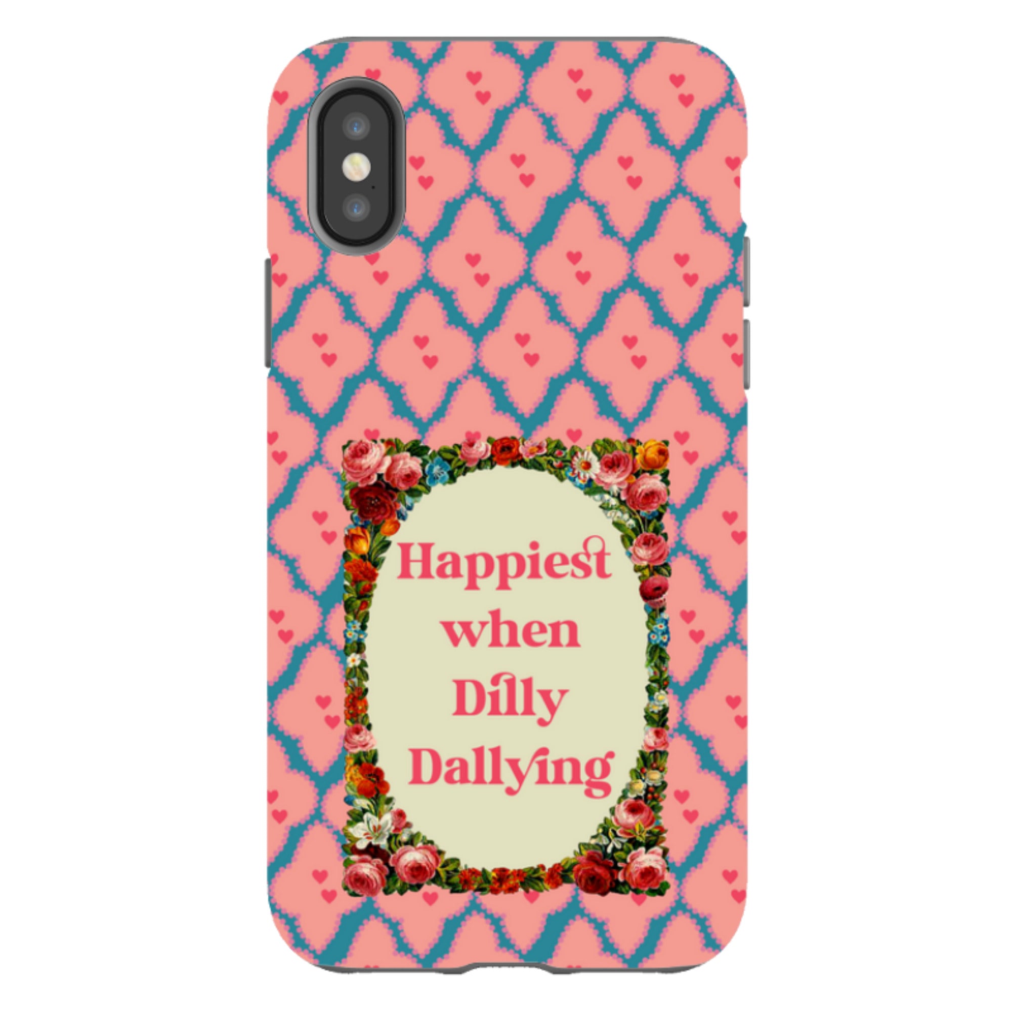 iPhone Tough Case - Dilly Dally By Clare Jordan