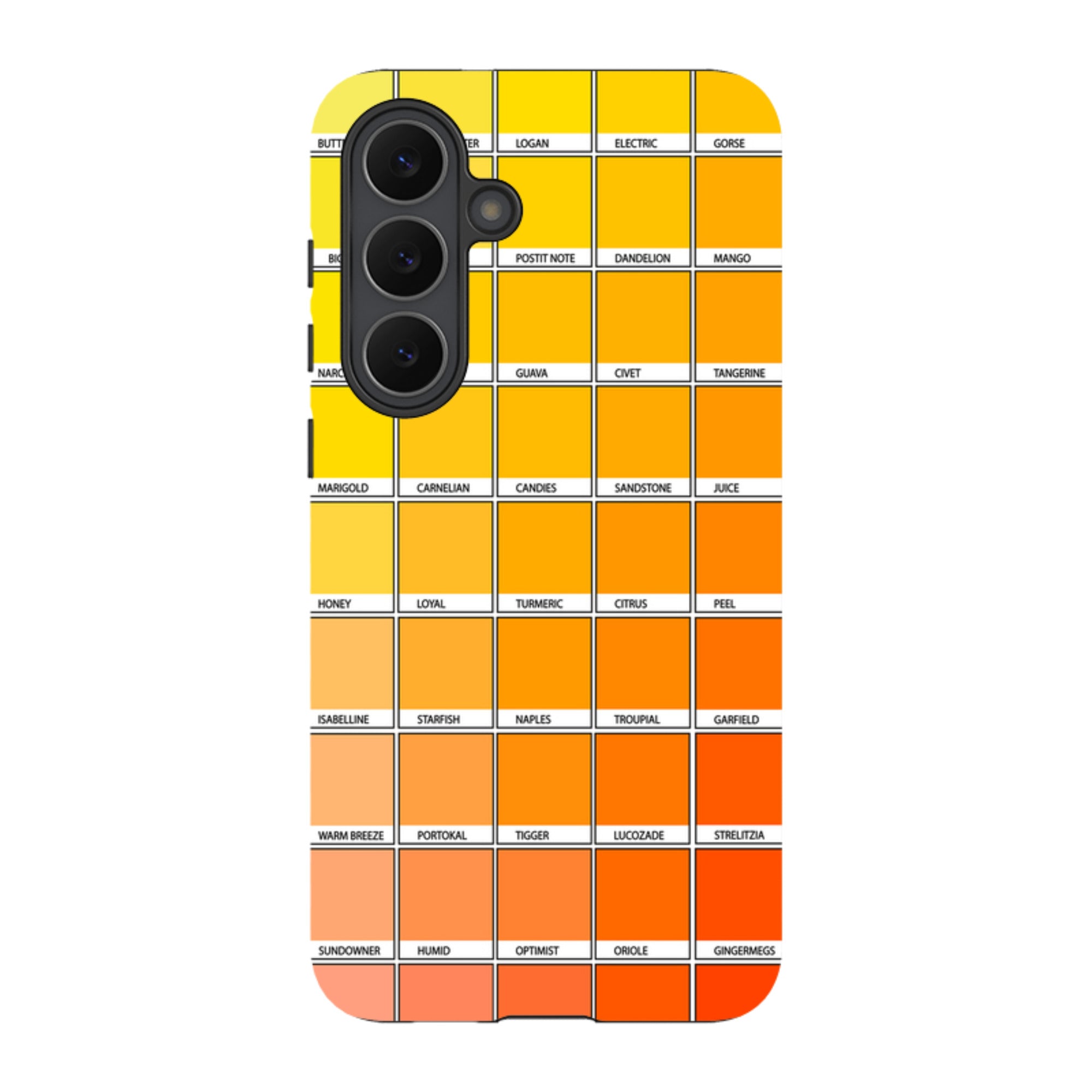 Samsung Tough Case - Yellow Chromology By Kitty Joseph