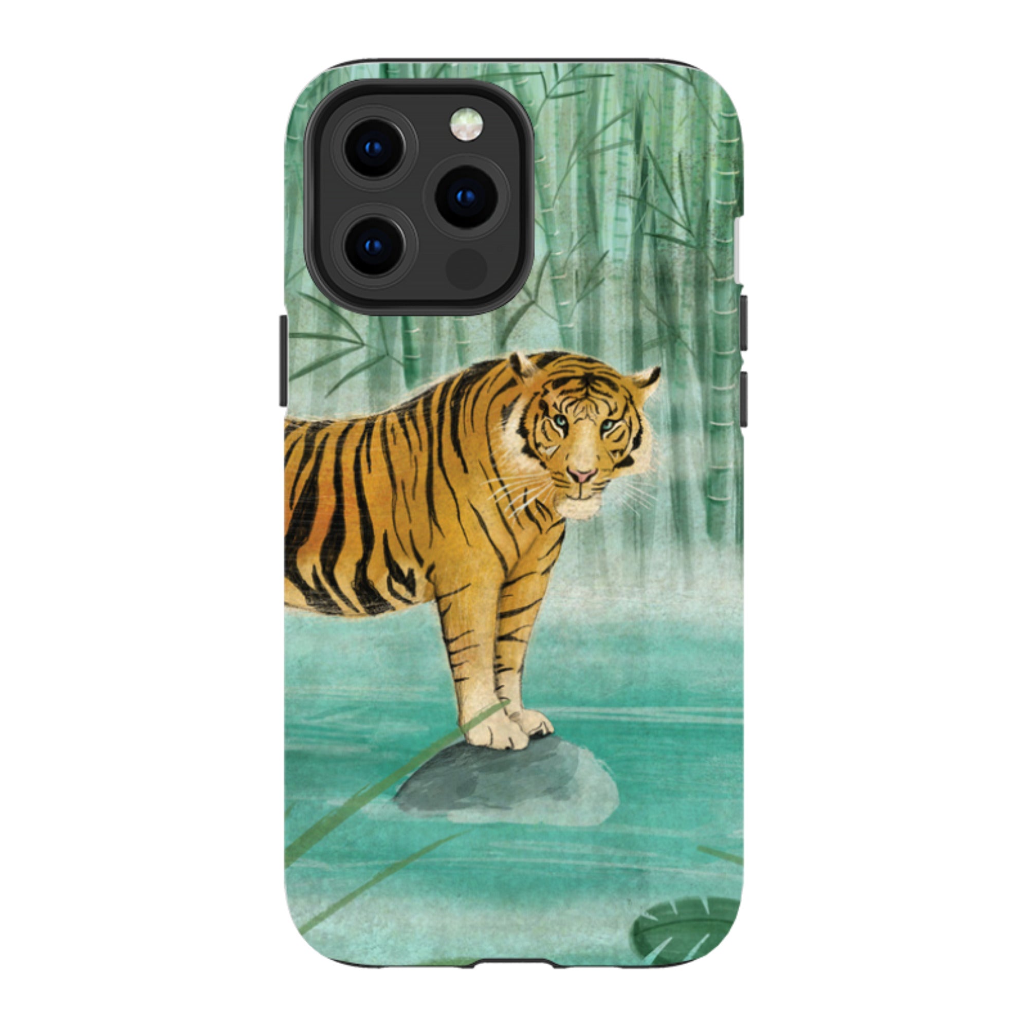 iPhone Tough Case - Tiger By Maja Lindberg