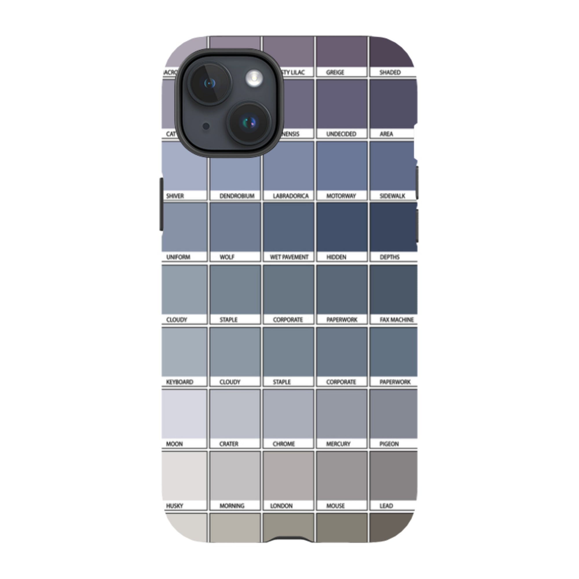 iPhone Tough Case - Grey Chromology By Kitty Joseph