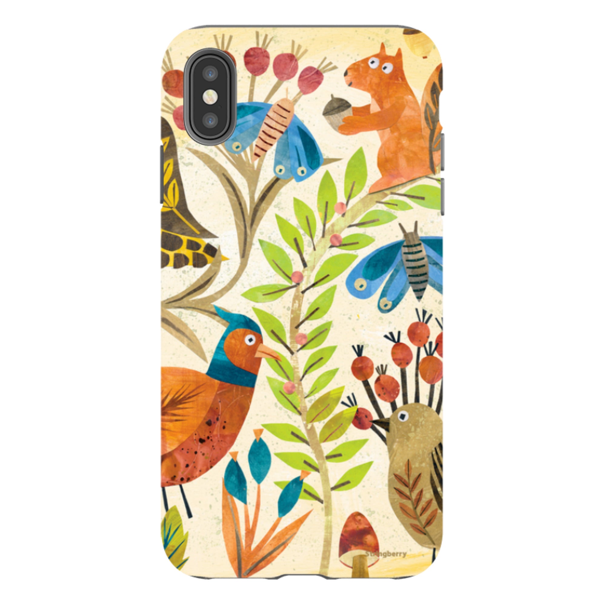 iPhone Tough Case - Woodland Friends By Tracey English