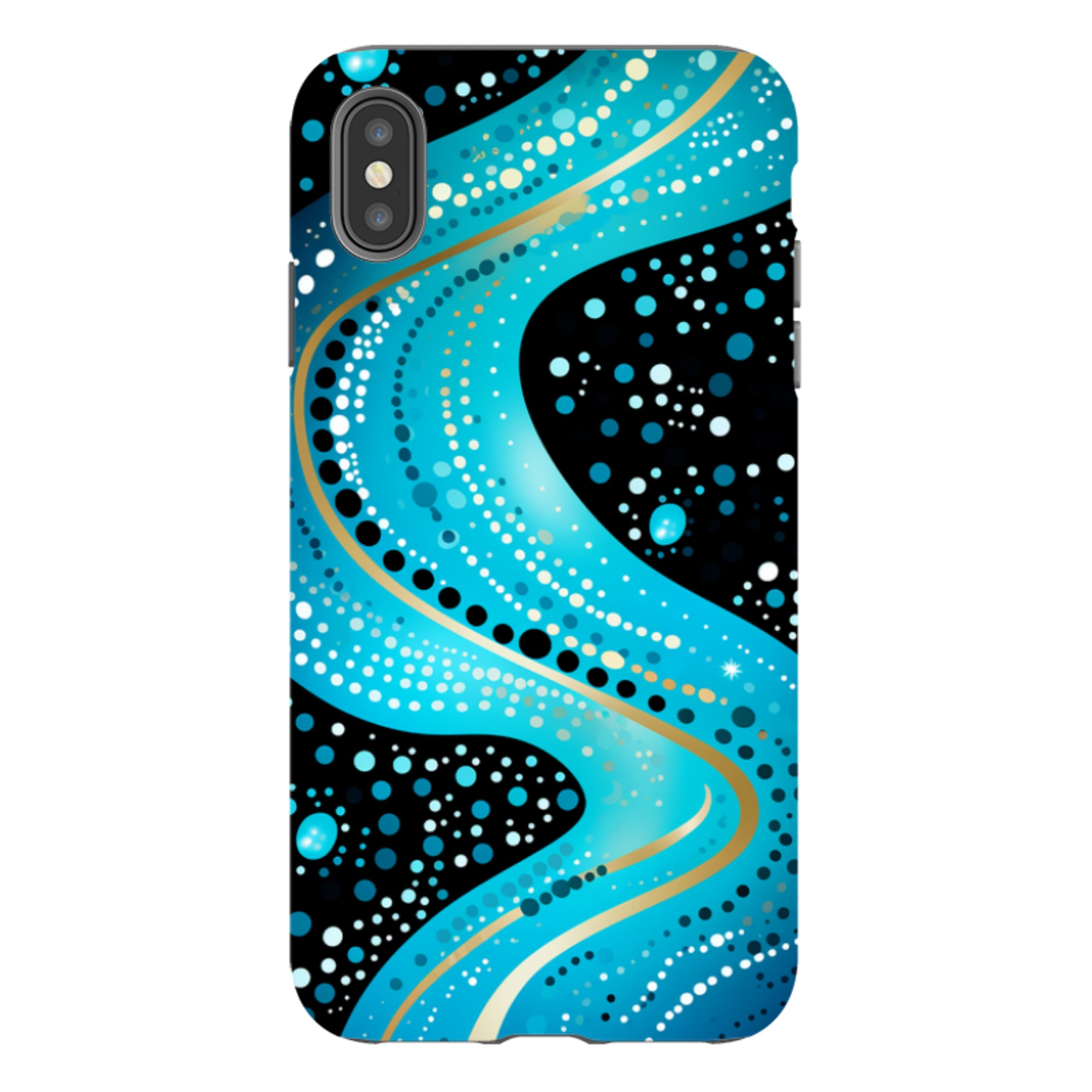 iPhone Tough Case -Blue Wave