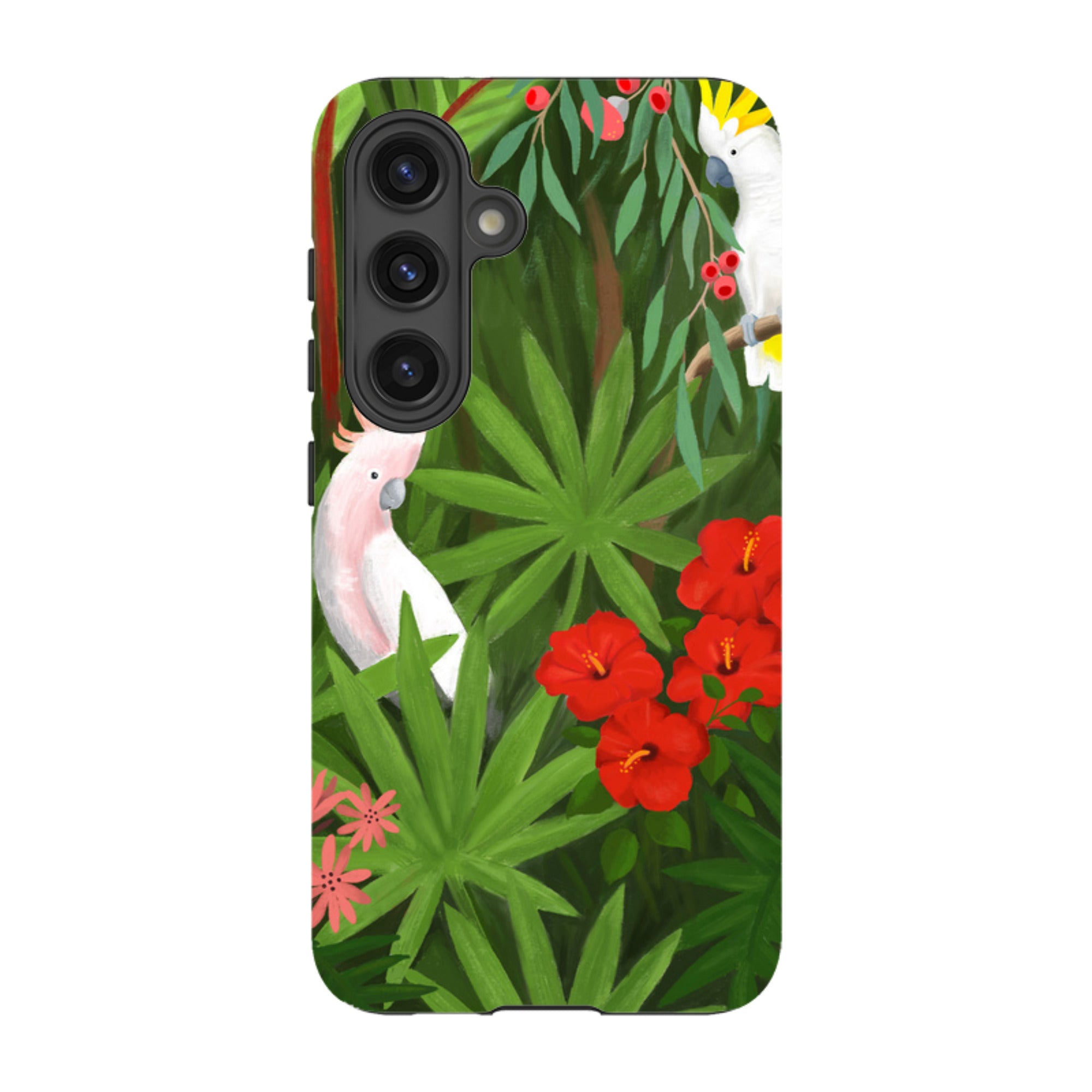 Samsung Tough Case - Cockatoo Jungle By Bex Parkin
