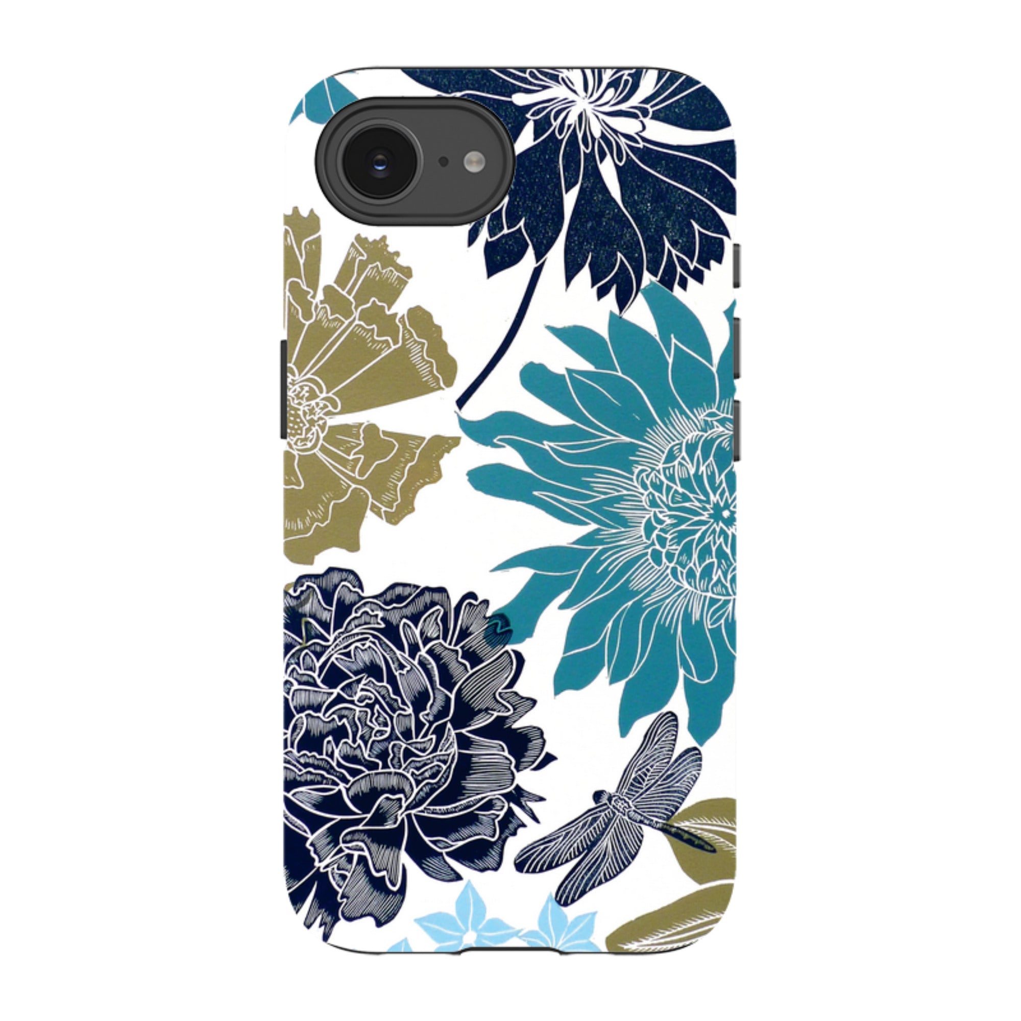 iPhone Tough Case - Cottage Garden Drangonfly By Kate Heiss