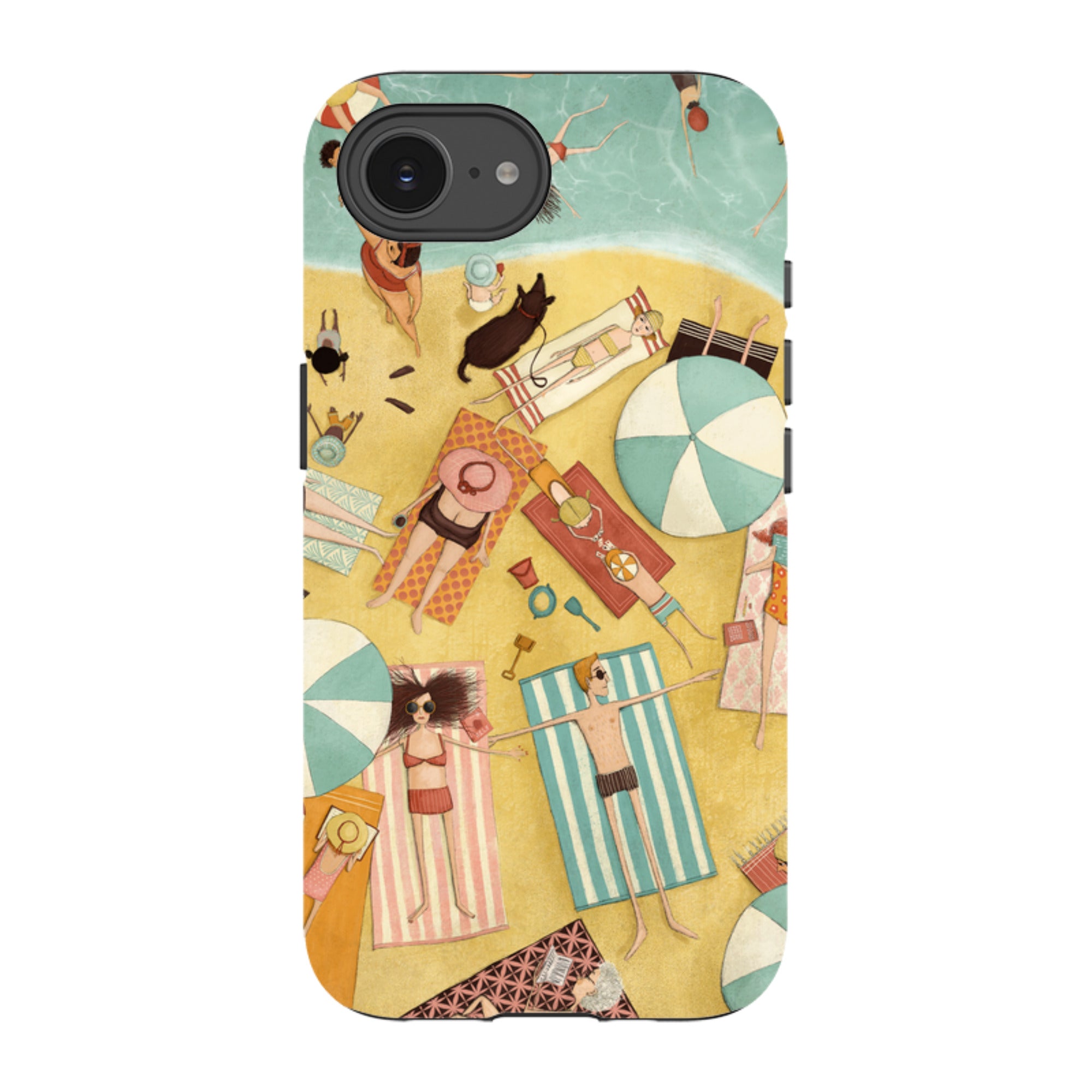 iPhone Tough Case - Beach Day By Maja Lindberg