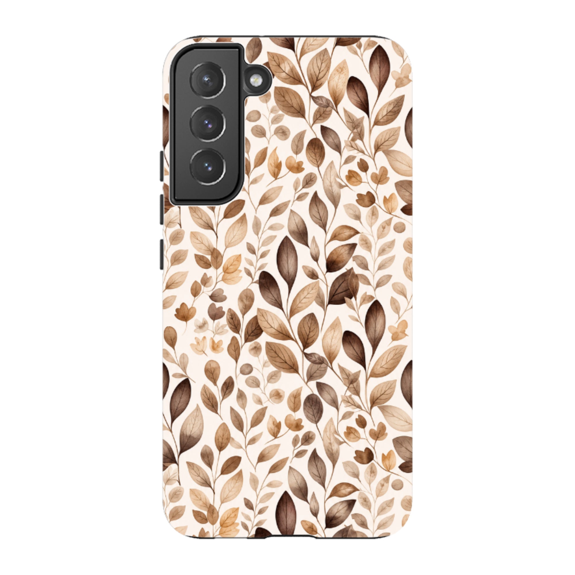 Samsung Tough Case - Beige Aesthetic Leaves
