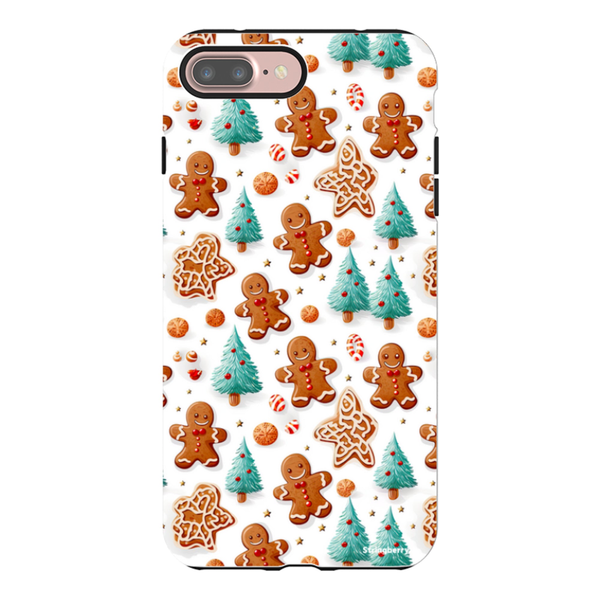 iPhone Tough Case - Ginger Bread Xmas