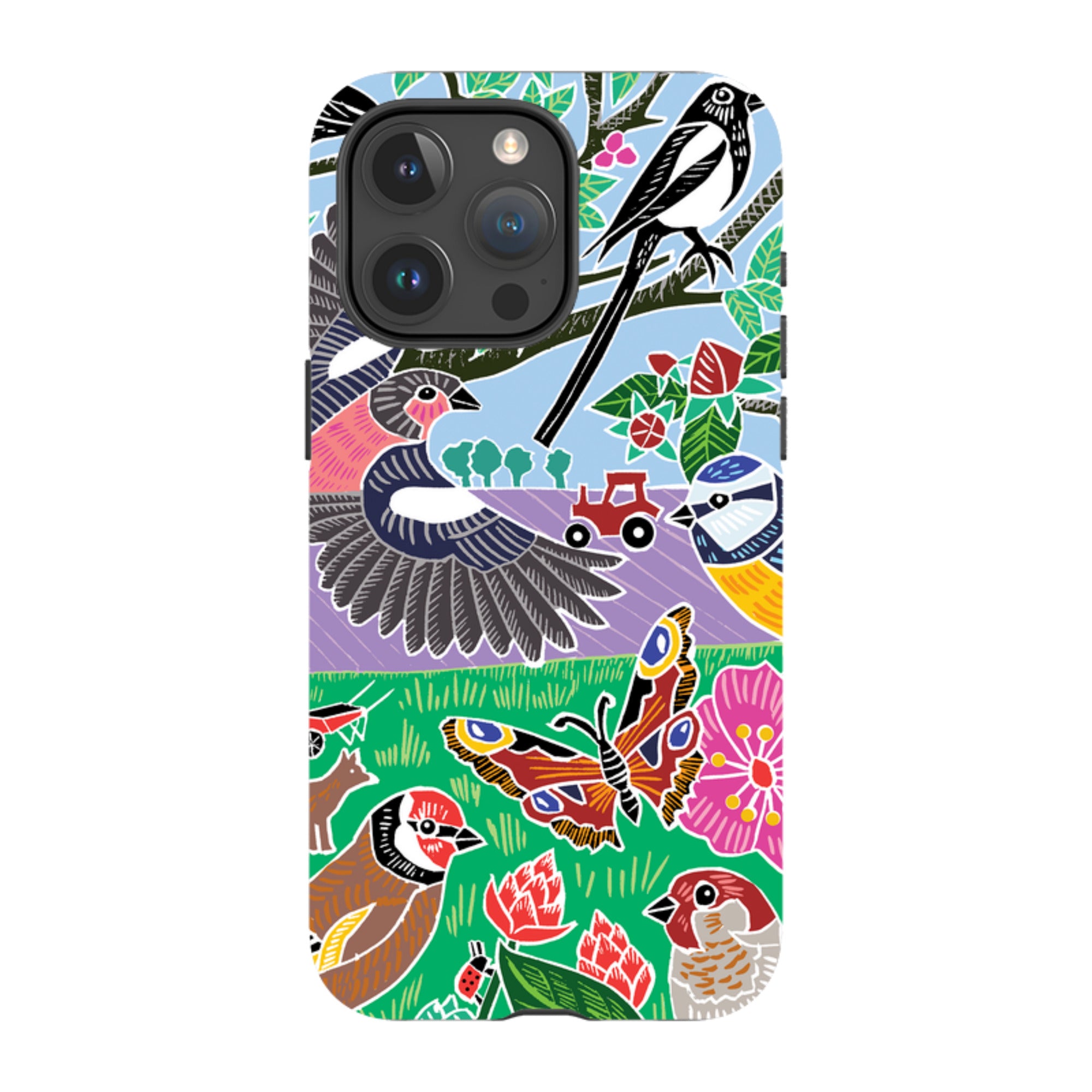 iPhone Tough Case - Garden Bird Jigsaw B By Kate Heiss