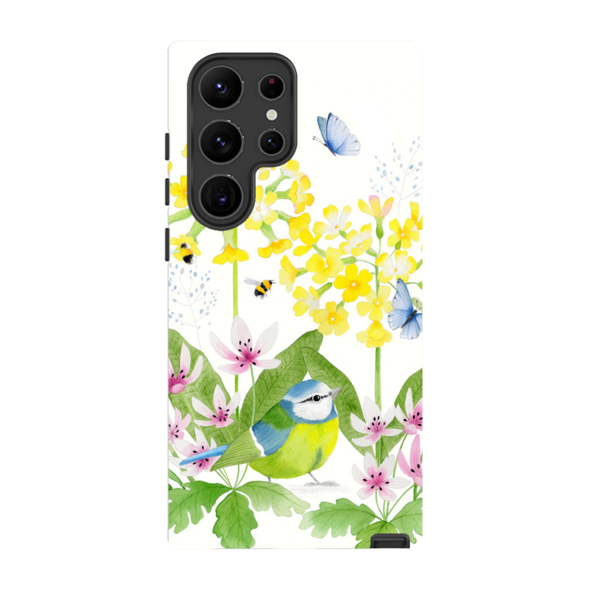 Samsung Tough Case - Blue Tit Garden By Bex Parkin