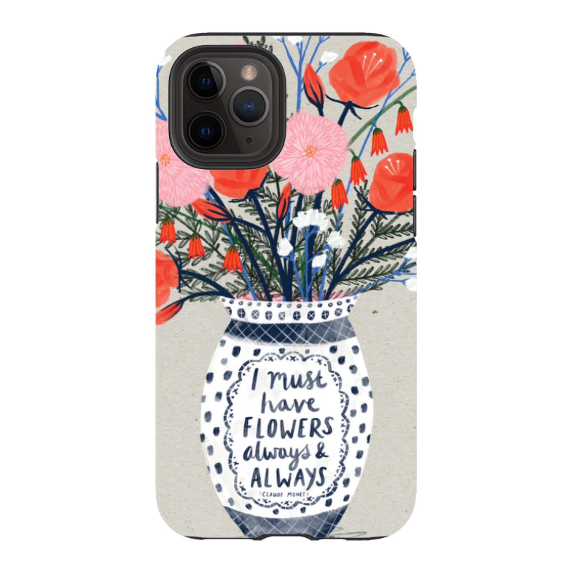 iPhone Tough Case - Flowers Always By Lee Foster Wilson