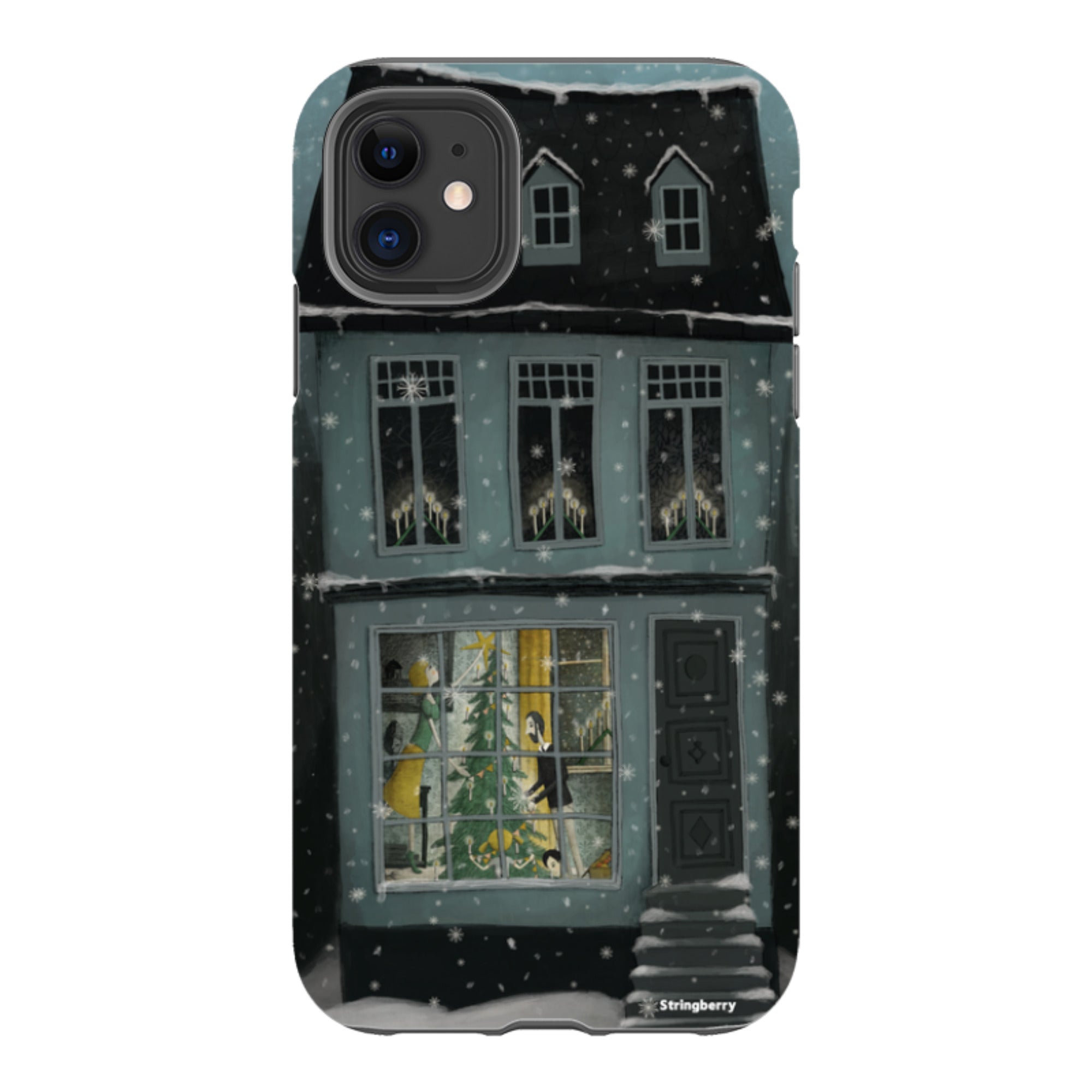 iPhone Tough Case - Christmas House By Maja Lindberg