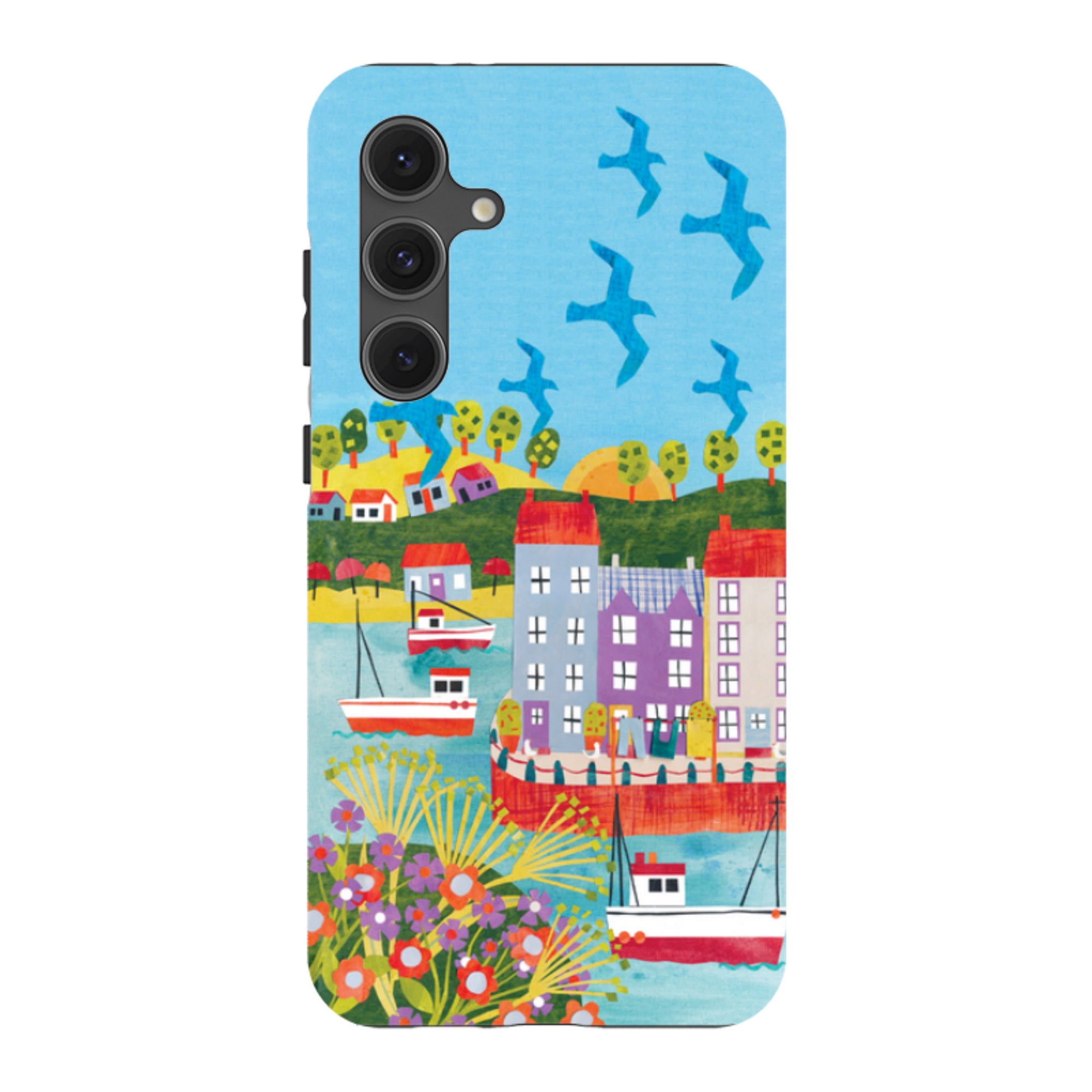 Samsung Tough  Case - Harbour Side By Tracey English