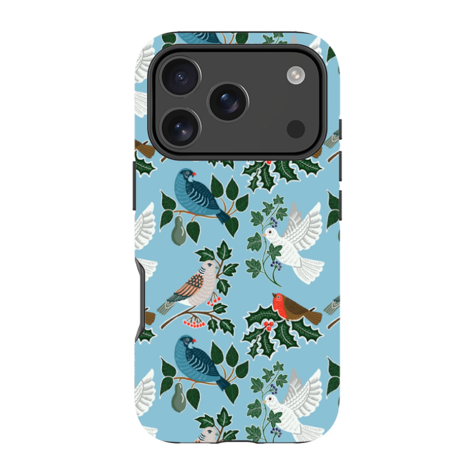 iPhone Tough Case - Winter Birds-2 By kate Heiss