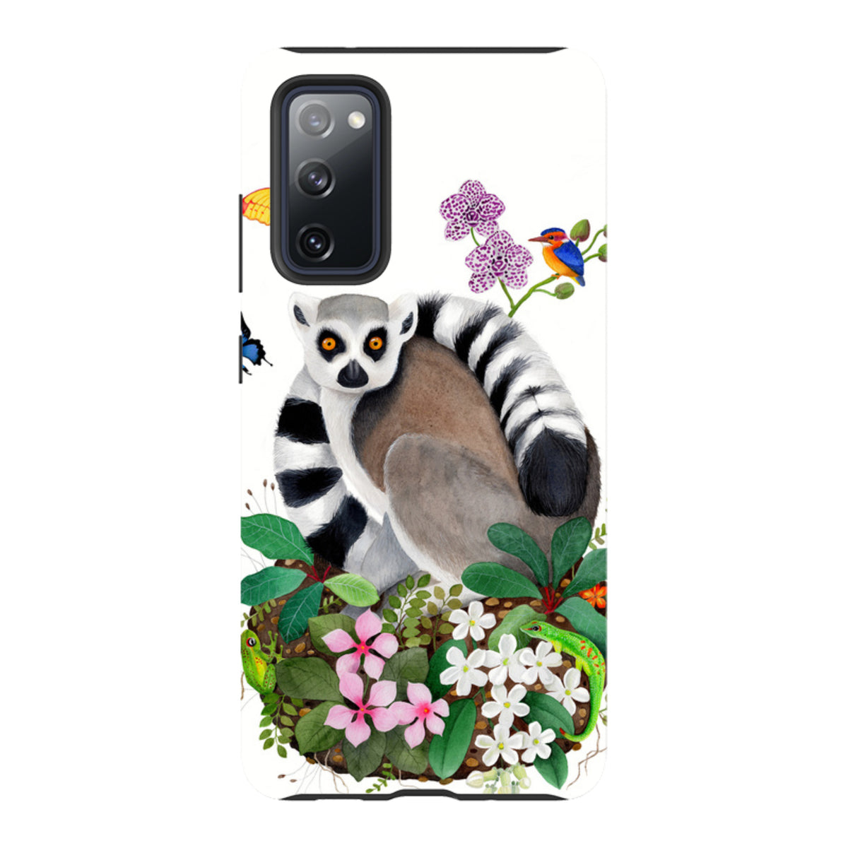 Samsung Tough Case - Madagascar Lemur By Bex Parkin