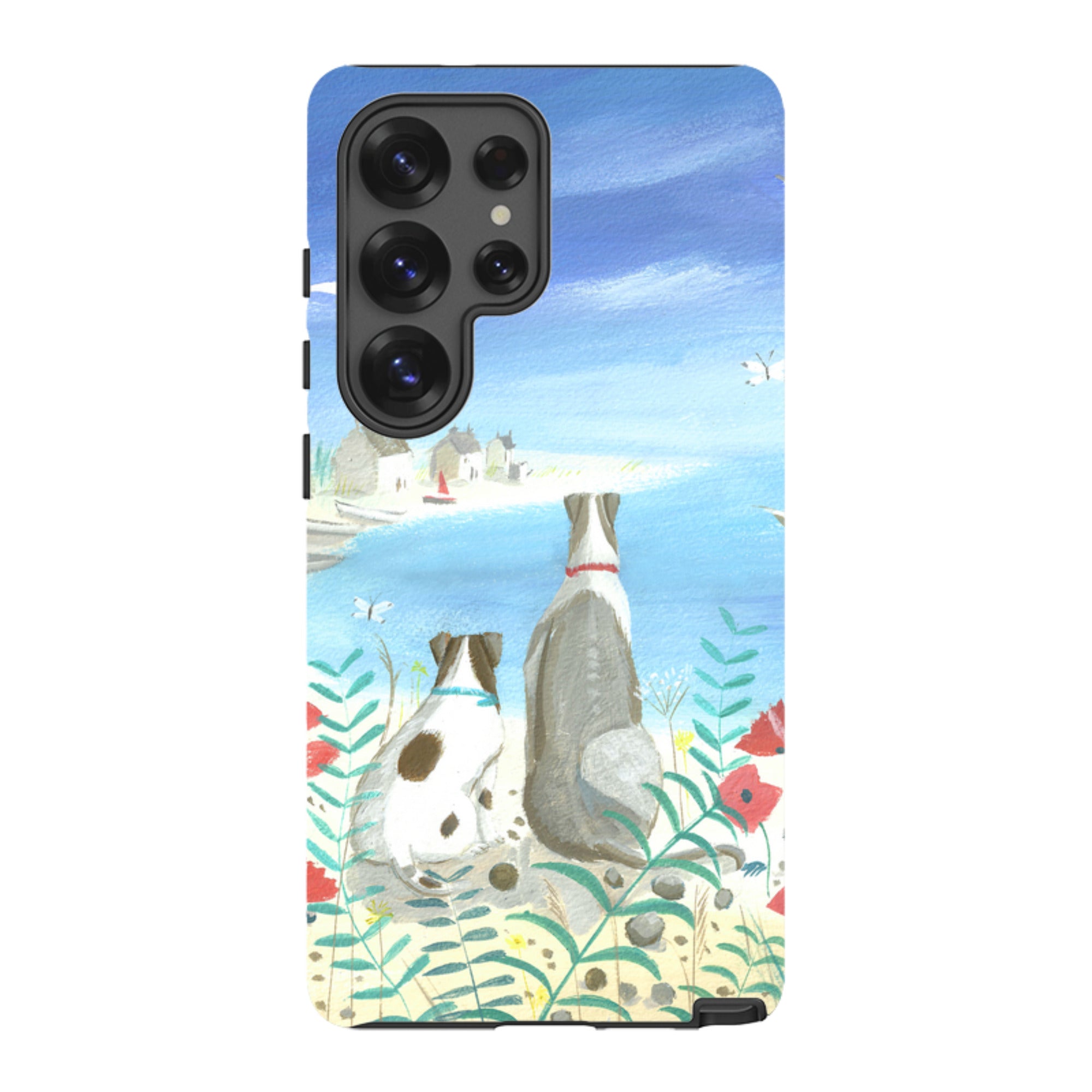 Samsung Tough Case - Beach Dogs By Mary Stubberfield