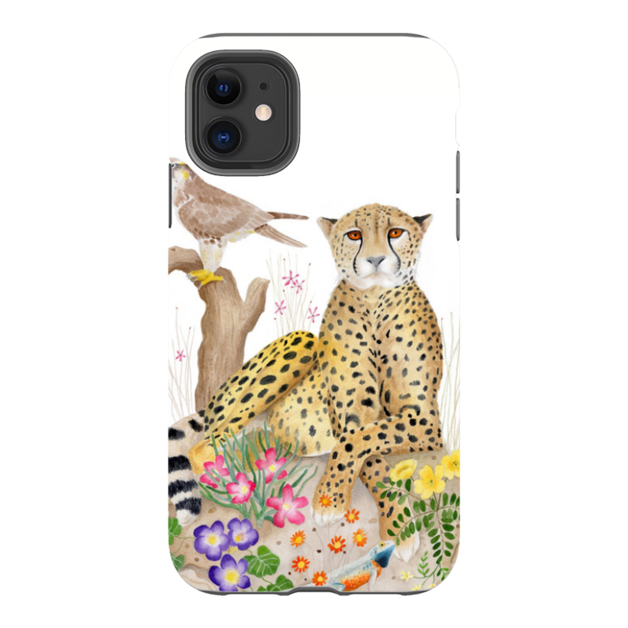 iPhone Tough Case - Botswana Cheetah By Bex Parkin