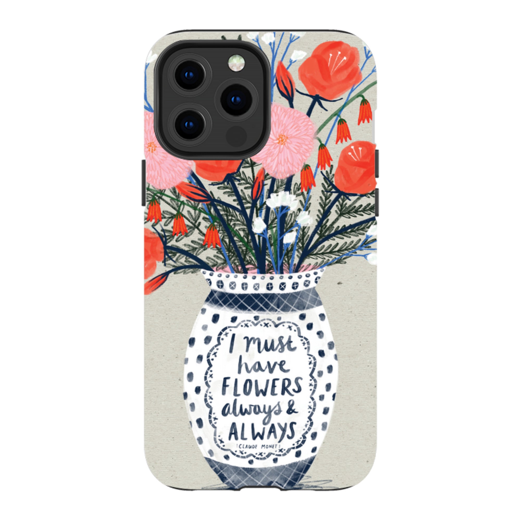 iPhone Tough Case - Flowers Always By Lee Foster Wilson