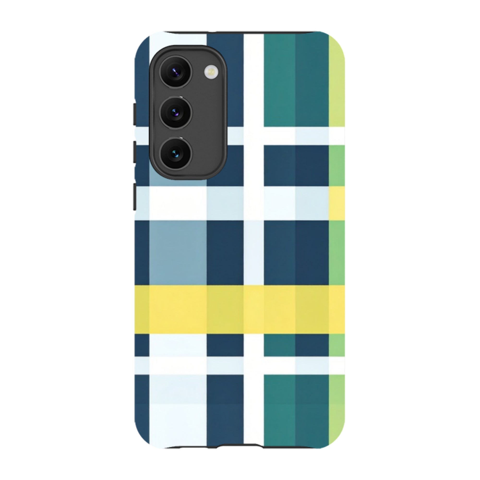 Samsung Tough Case -Forest Gingham
